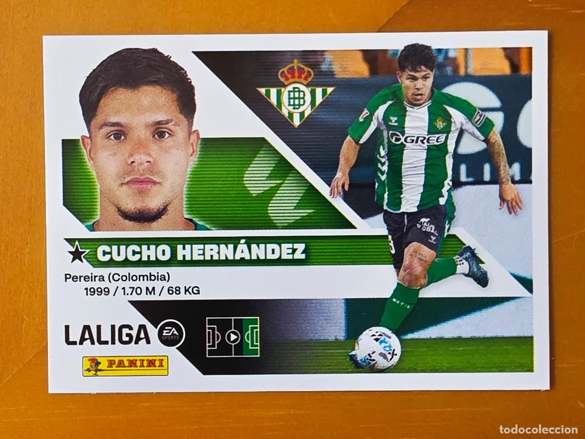 Cromos de f&uacute;tbol: 19 Cucho Hern&aacute;ndez, Real Betis, Panini Ediciones Liga Este 2026 2027 26 27 sin pegar