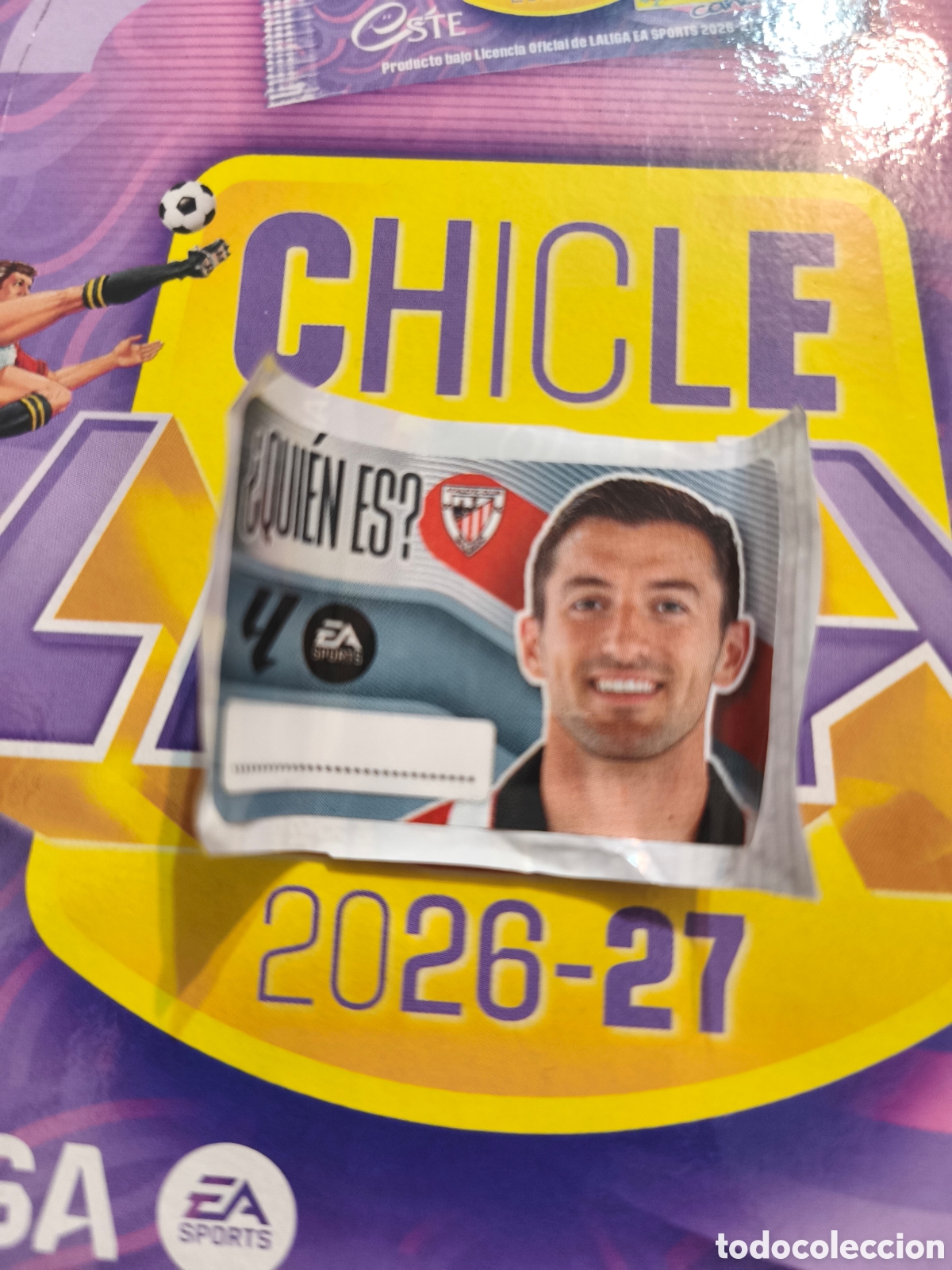 Cromos de f&uacute;tbol: Viv&iacute;an &iquest;Qui&eacute;n es? Chicles liga este 26/27 Athletic Club
