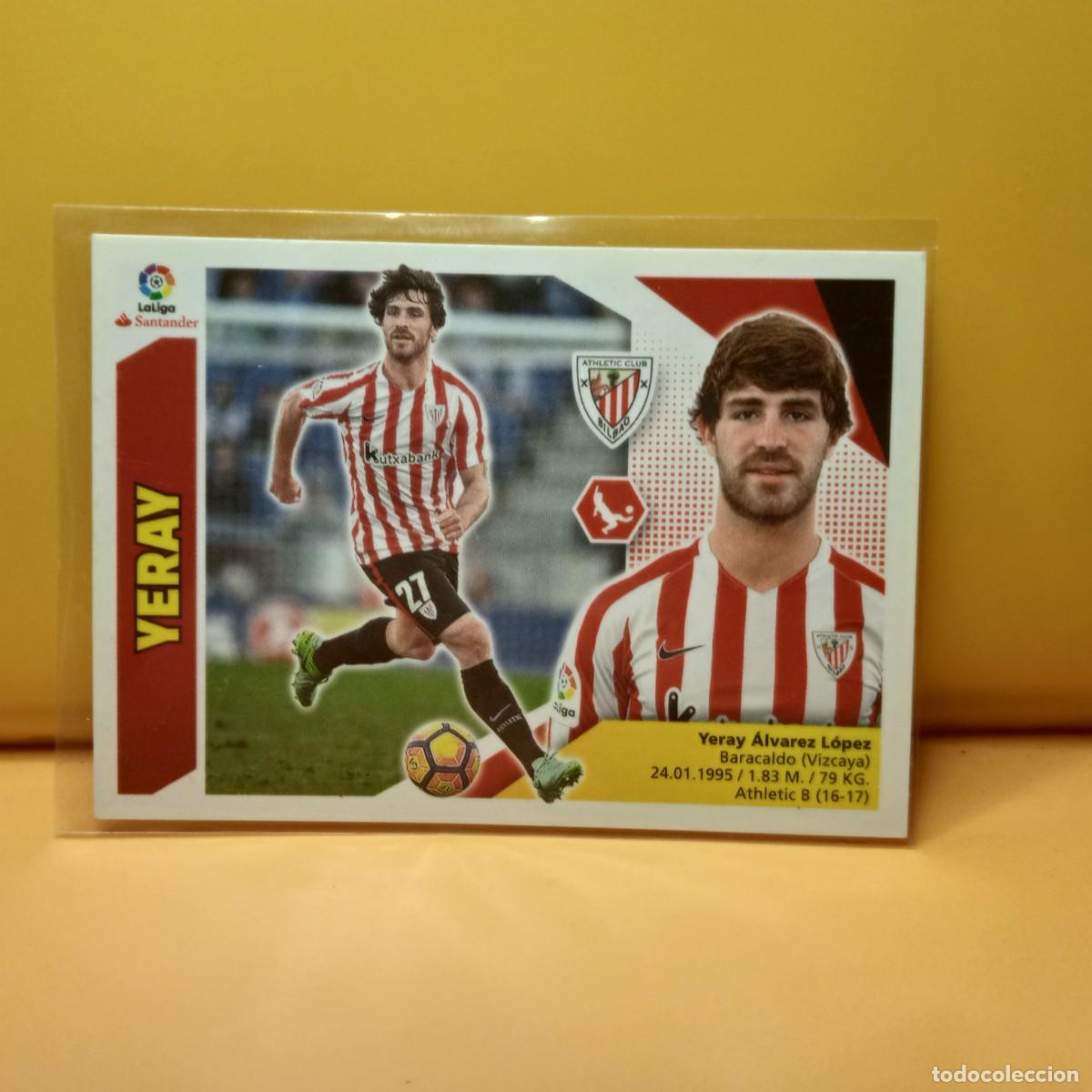 Cromos de f&uacute;tbol: EDICIONES ESTE 2017 2018 17 18 ATHLETIC DE BILBAO YERAY 7A 7 A