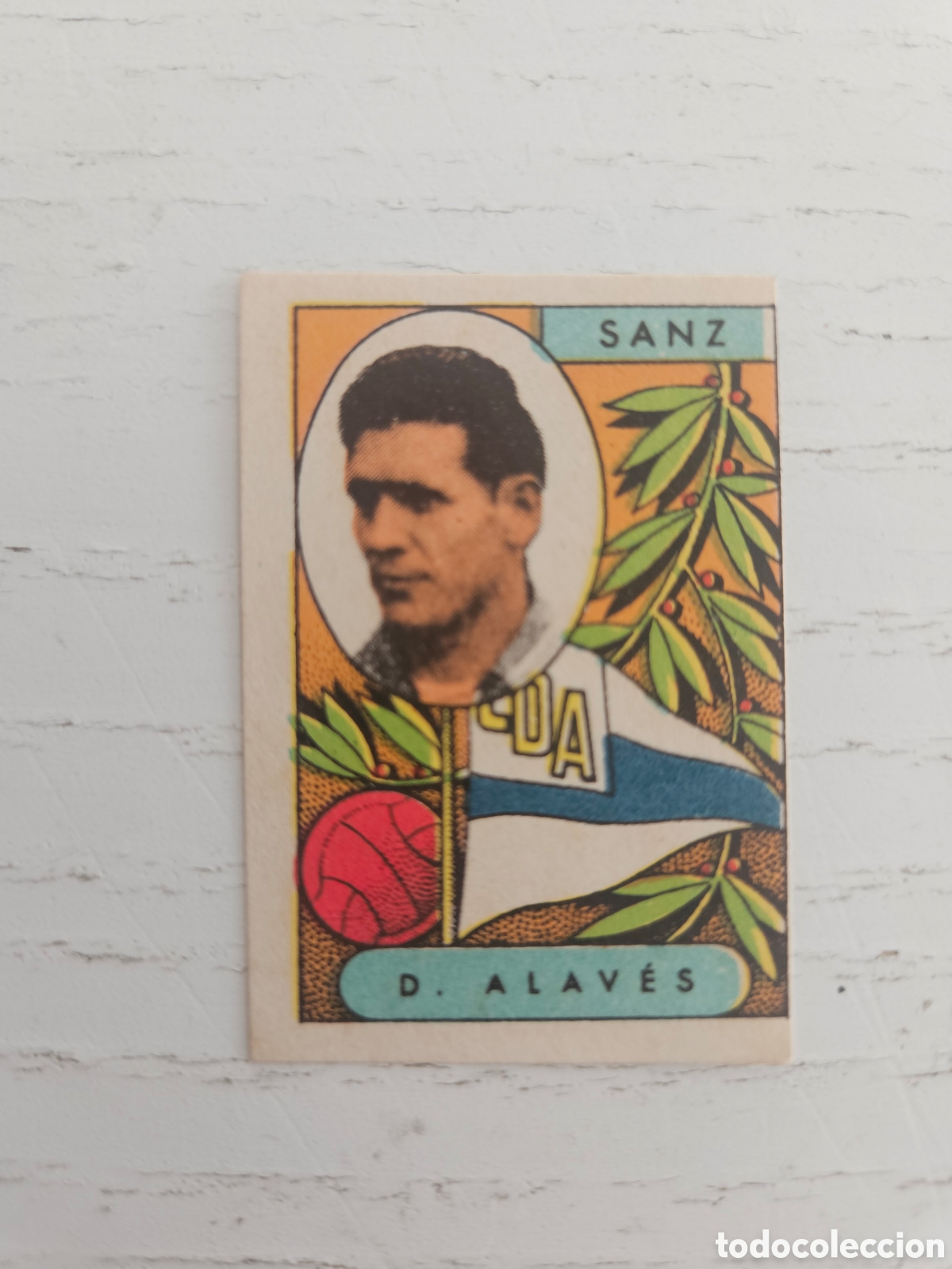 Cromos de f&uacute;tbol: CROMO ALAV&Eacute;S - SANZ - CROMOS A&Ntilde;O 1955, SIN PEGAR