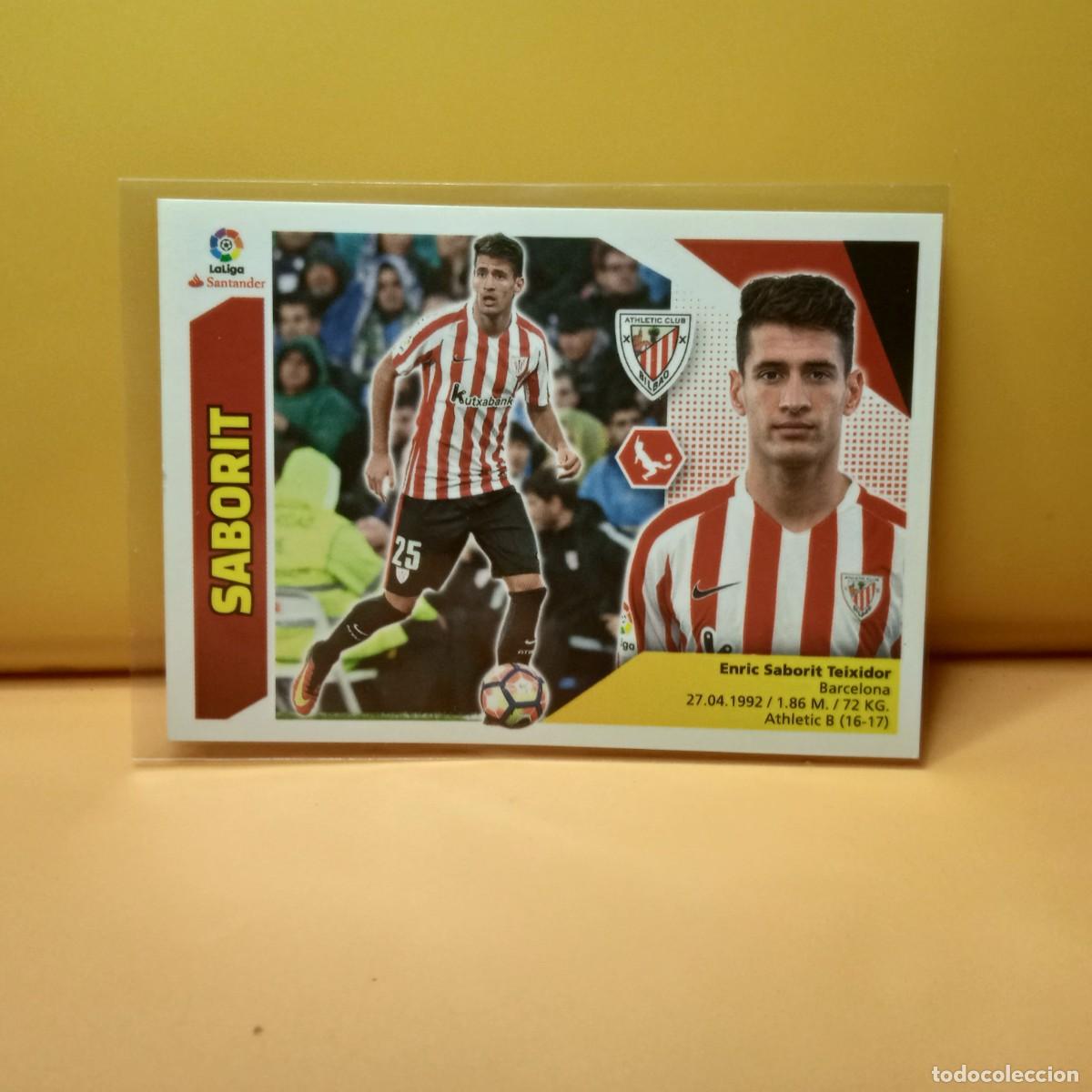 Cromos de f&uacute;tbol: EDICIONES ESTE 2017 2018 17 18 ATHLETIC DE BILBAO SABORIT 7B 7 B