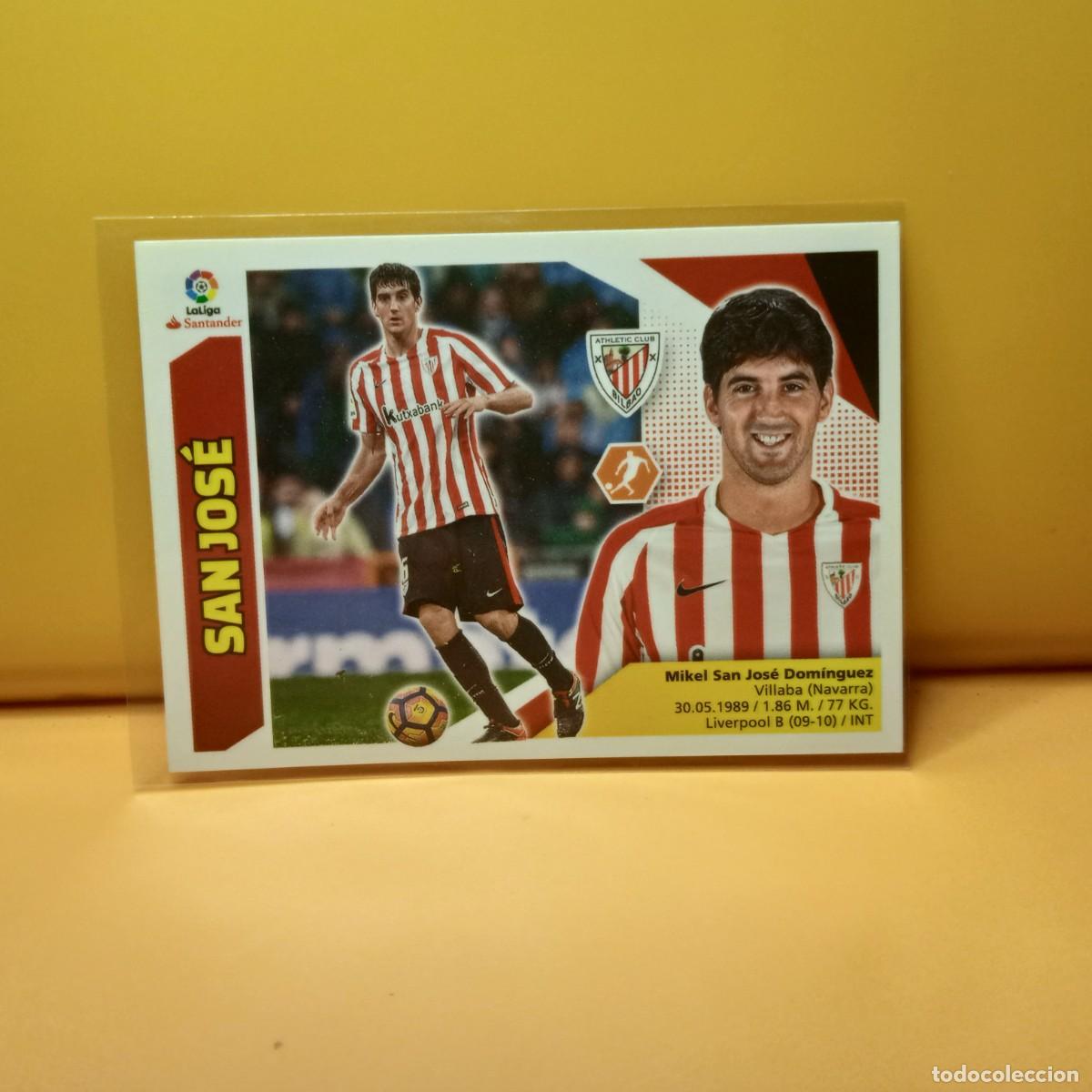 Cromos de f&uacute;tbol: EDICIONES ESTE 2017 2018 17 18 ATHLETIC DE BILBAO SAN JOS&Eacute; 9