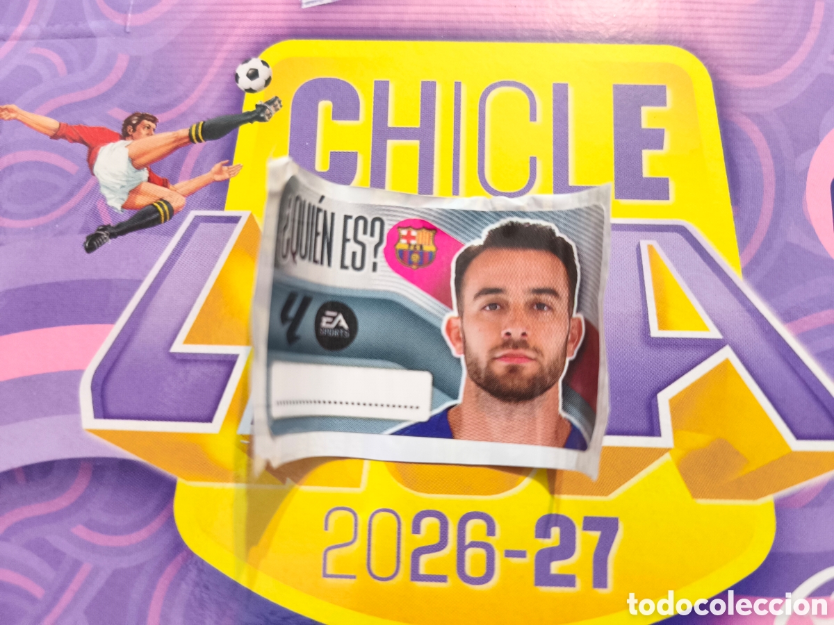 Cromos de f&uacute;tbol: Eric Garc&iacute;a&iquest;Qui&eacute;n es? Chicle liga este 26/27 Barcelona