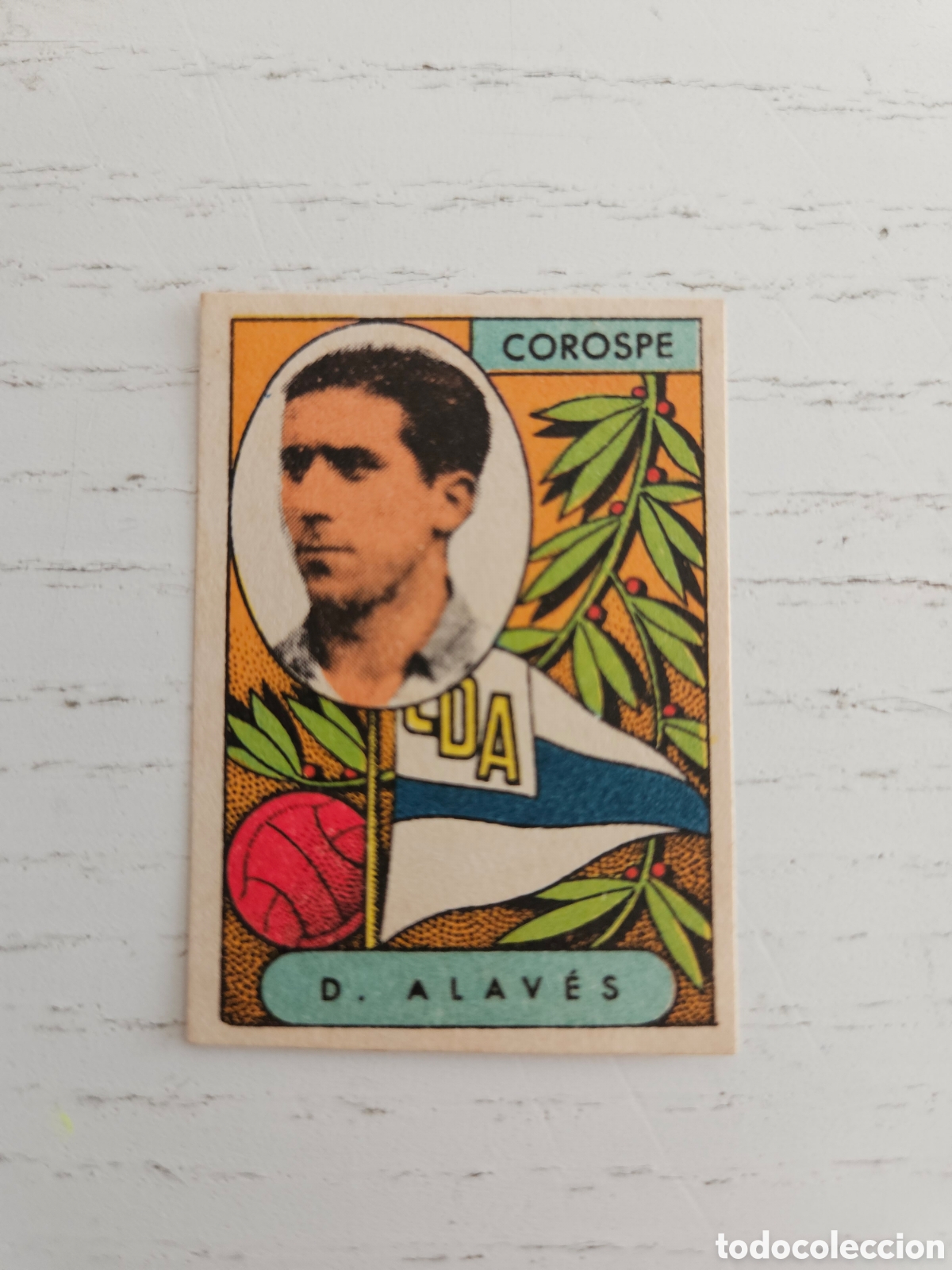 Cromos de f&uacute;tbol: CROMO D ALAV&Eacute;S - COROSPE - CROMOS A&Ntilde;O 1955, SIN PEGAR
