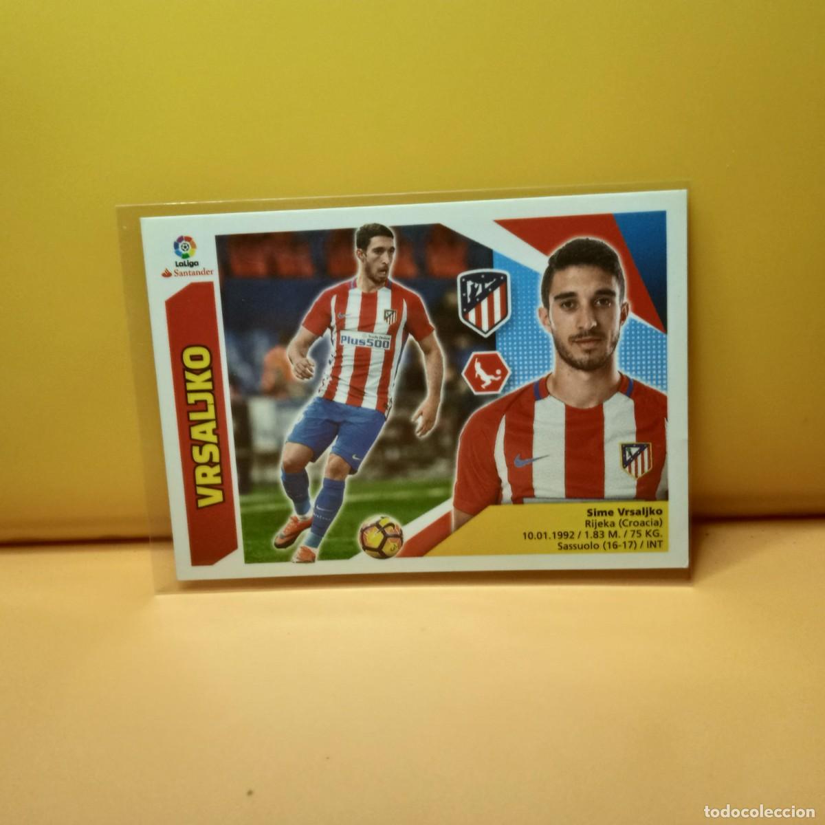 Cromos de f&uacute;tbol: EDICIONES ESTE 2017 2018 17 18 ATL&Eacute;TICO DE MADRID VRSALJKO 4A 4 A