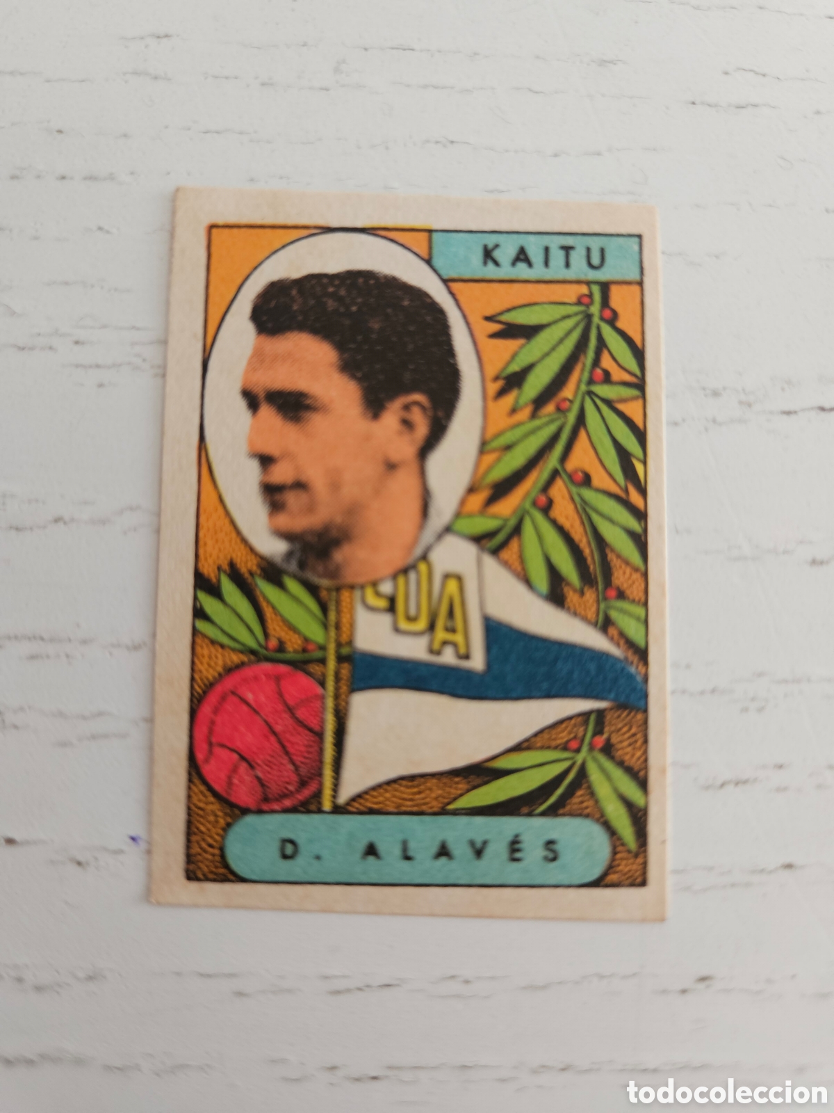 Cromos de f&uacute;tbol: CROMO ALAV&Eacute;S - KAITU - CROMOS A&Ntilde;O 1955, SIN PEGAR