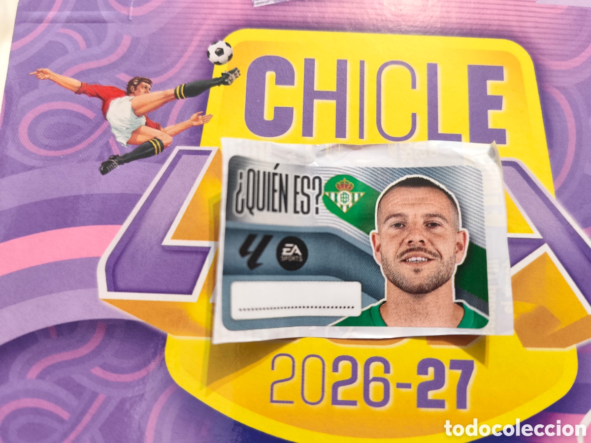 Cromos de f&uacute;tbol: Ruibal &iquest;Qui&eacute;n es? Chicle liga este 26/27 Real Betis