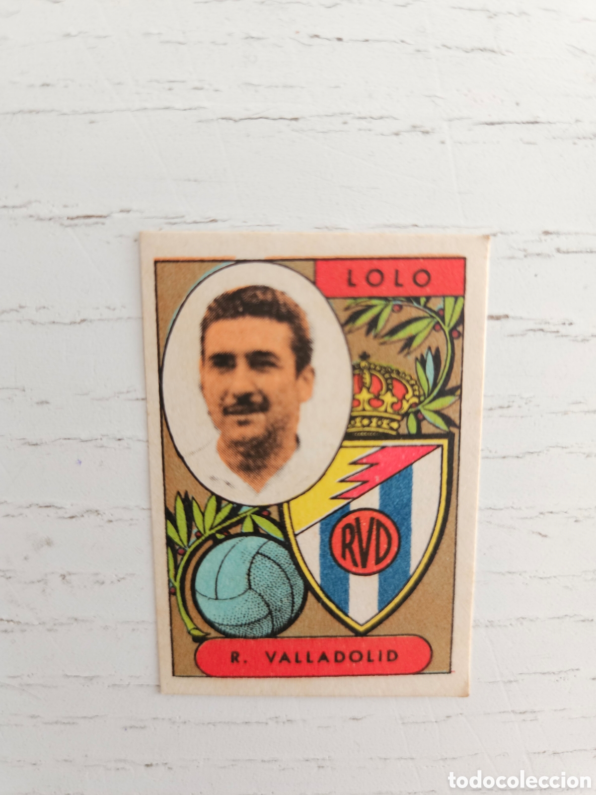 Cromos de f&uacute;tbol: CROMO VALLADOLID - LOLO - CROMOS A&Ntilde;O 1955, SIN PEGAR