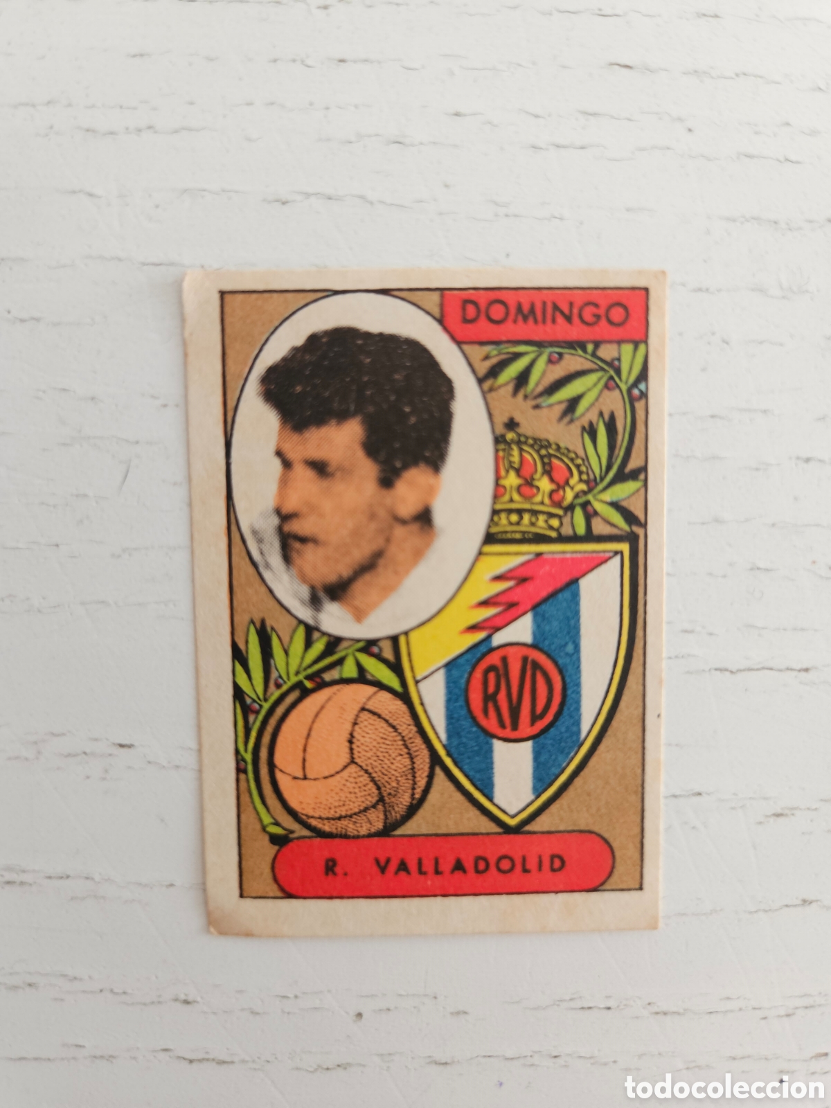 Cromos de f&uacute;tbol: CROMO VALLADOLID - DOMINGO - CROMOS A&Ntilde;O 1955, SIN PEGAR