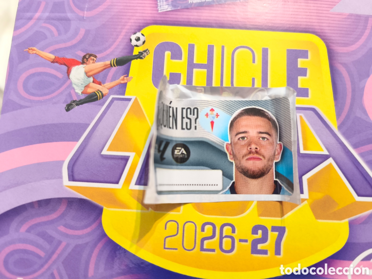 Cromos de f&uacute;tbol: &iquest;Qui&eacute;n es? Chicle liga este 26/27 Real Celta