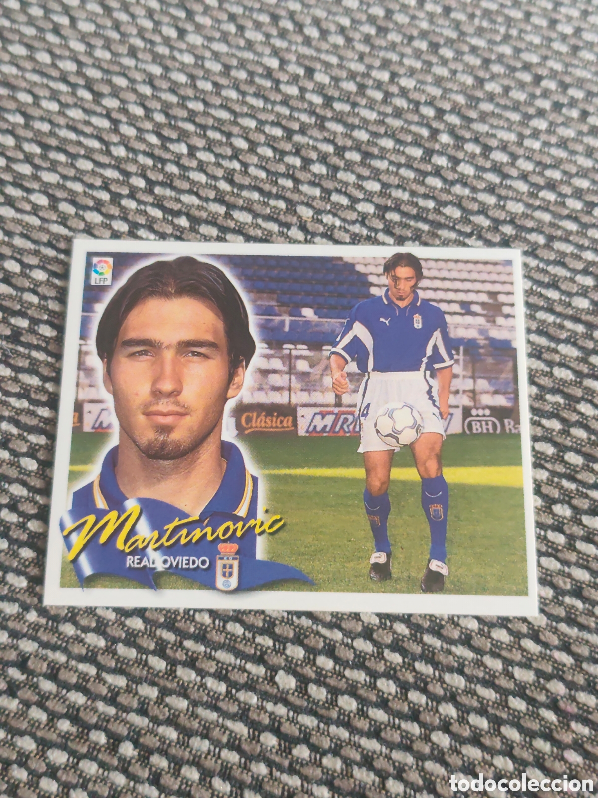 Cromos de f&uacute;tbol: COLOCA MARTINOVIC REAL OVIEDO EDICIONES ESTE 2000 2001