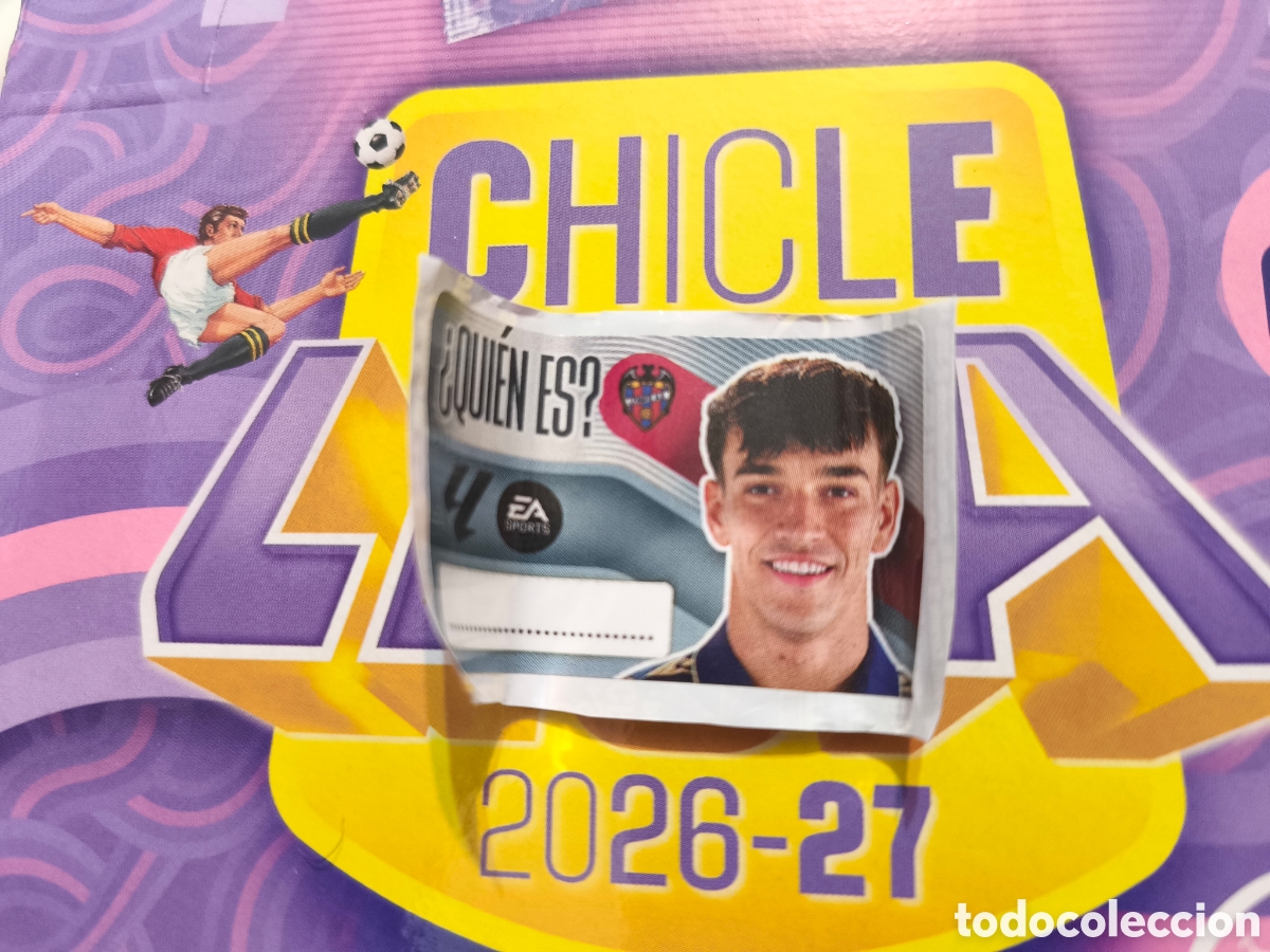 Cromos de f&uacute;tbol: Carlos Espi &iquest;Qui&eacute;n es? Chicle liga este 26/27 Levante