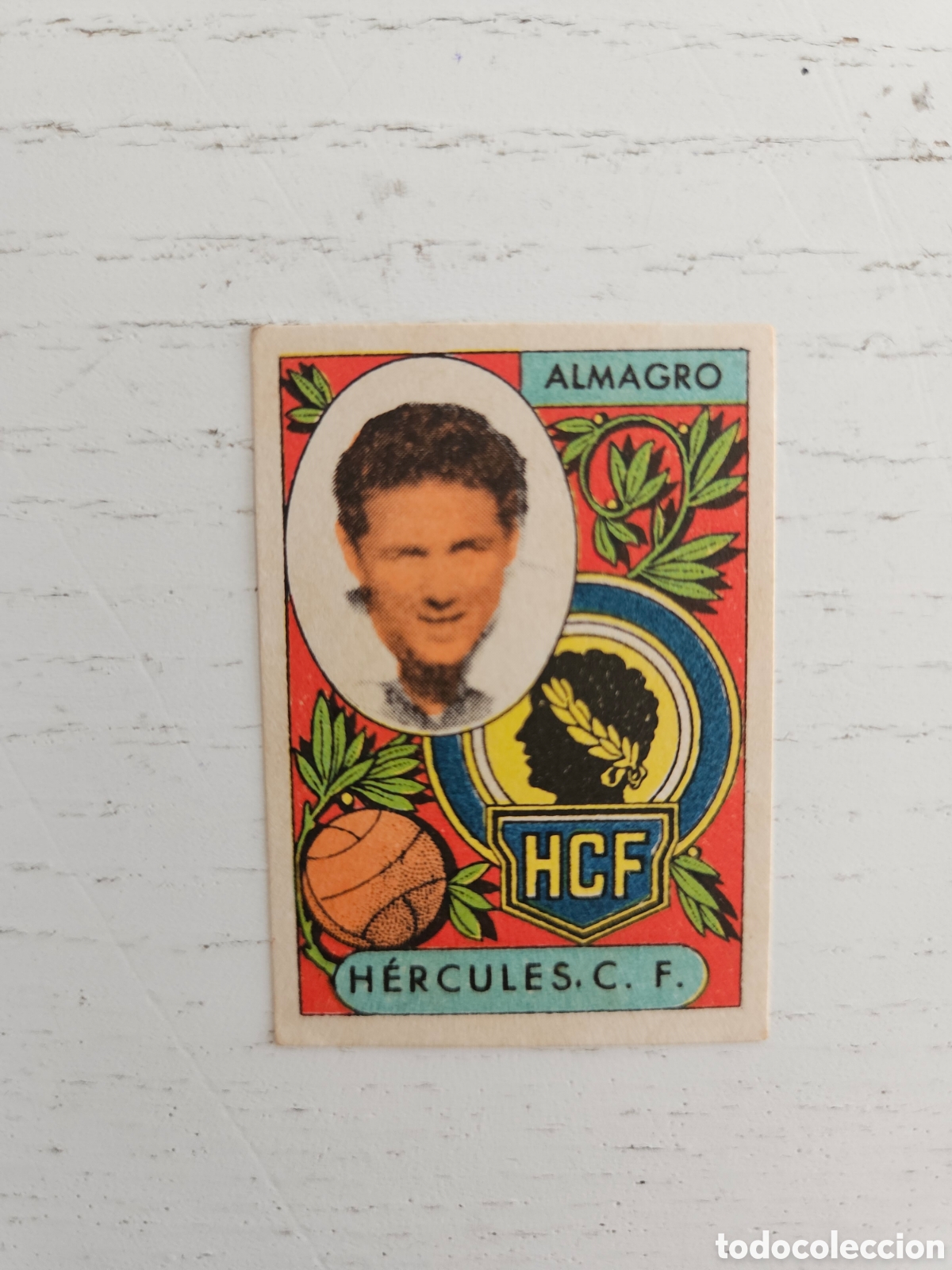 Cromos de f&uacute;tbol: CROMO HERCULES - ALMAGRO - CROMOS A&Ntilde;O 1955, SIN PEGAR