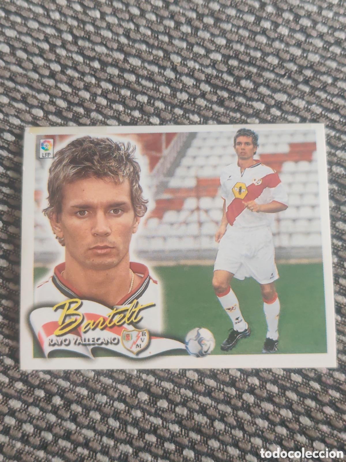 Cromos de f&uacute;tbol: COLOCA BARTELT RAYO VALLECANO EDICIONES ESTE 2000 2001