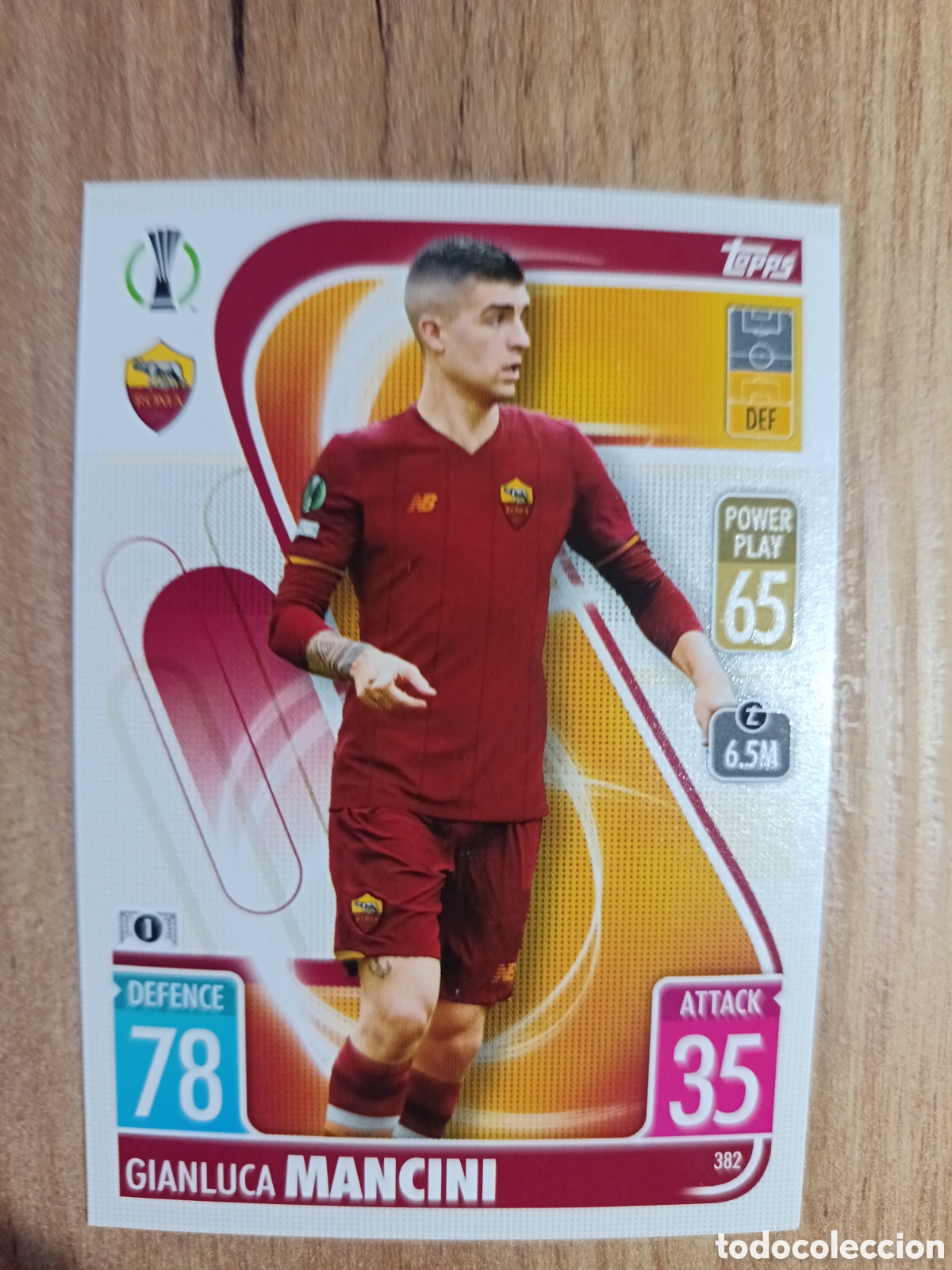 Cromos de f&uacute;tbol: 382 Mancini CHAMPIONS LEAGUE MATCH ATTAX TOPPS 2021-2022 21-22