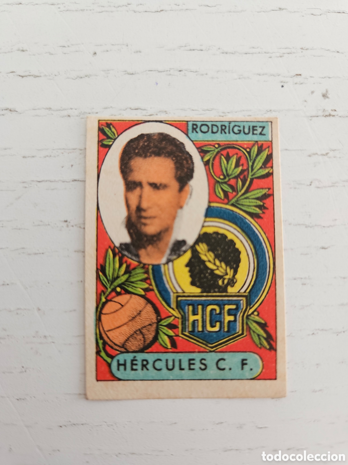 Cromos de f&uacute;tbol: CROMO HERCULES - RODRIGUEZ - CROMOS A&Ntilde;O 1955, SIN PEGAR