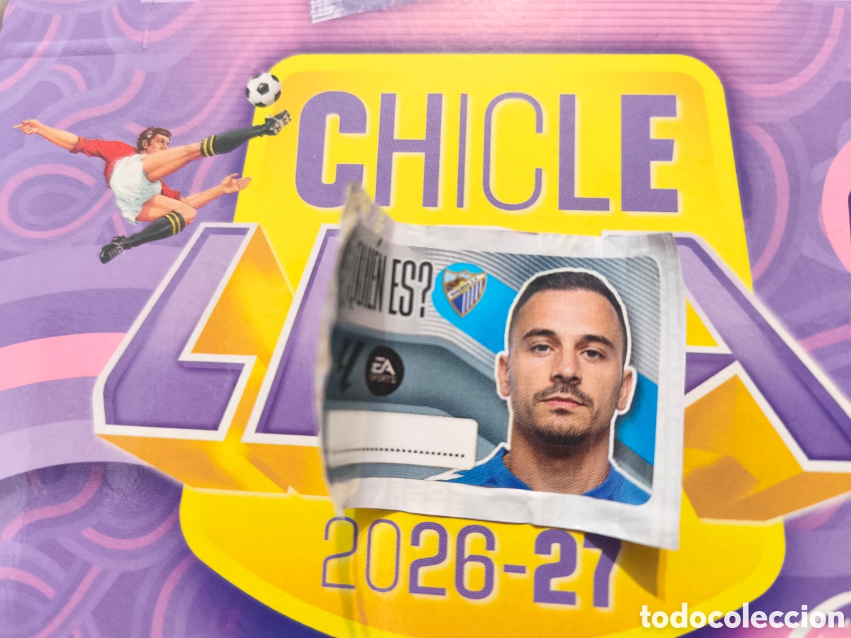 Cromos de f&uacute;tbol: &iquest;Qui&eacute;n es? Chicle liga este 26/27 M&aacute;laga