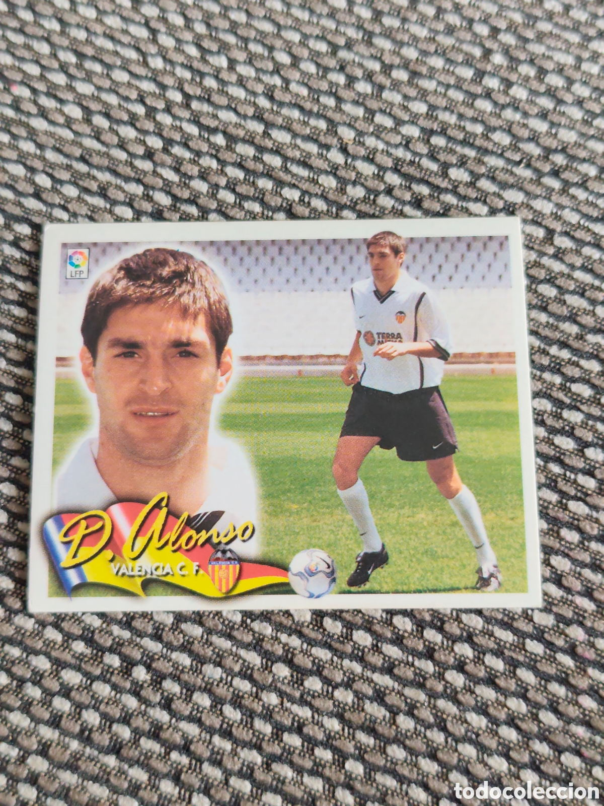 Cromos de f&uacute;tbol: COLOCA D. ALONSO VALENCIA EDICIONES ESTE 2000 2001