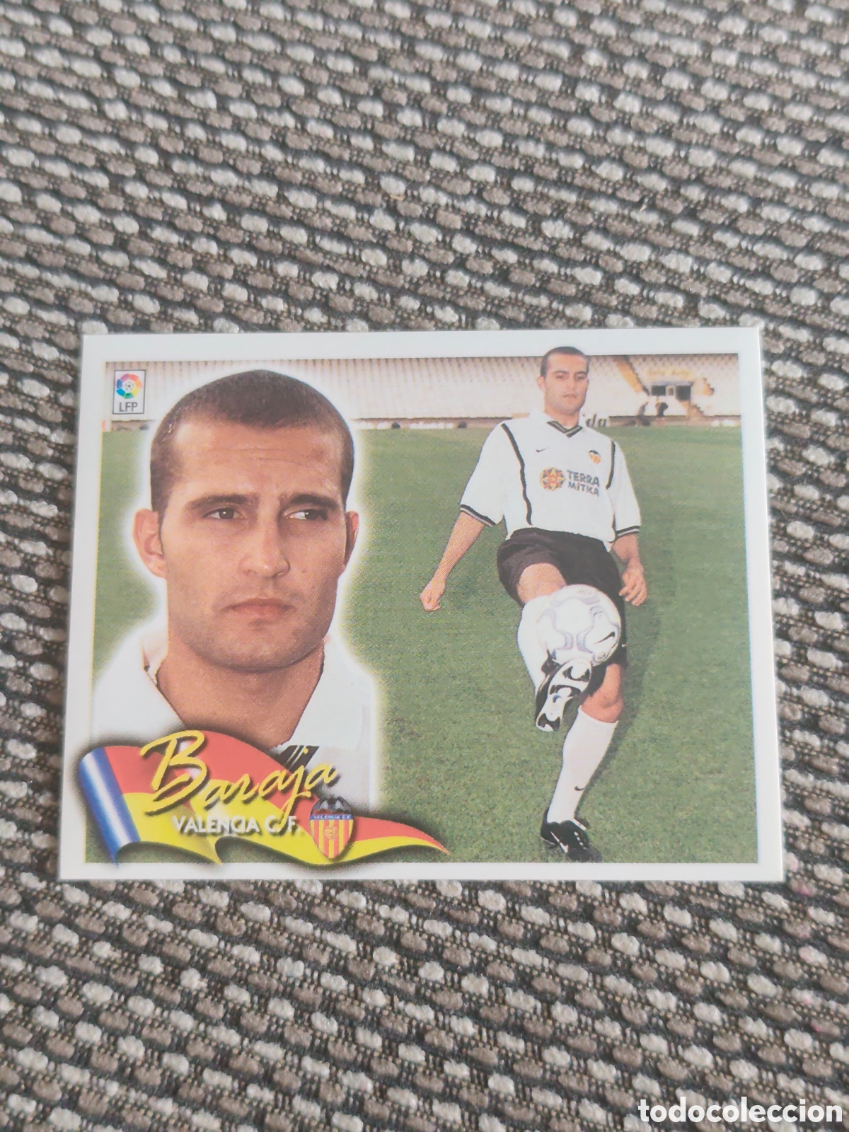 Cromos de f&uacute;tbol: COLOCA BARAJA VALENCIA EDICIONES ESTE 2000 2001