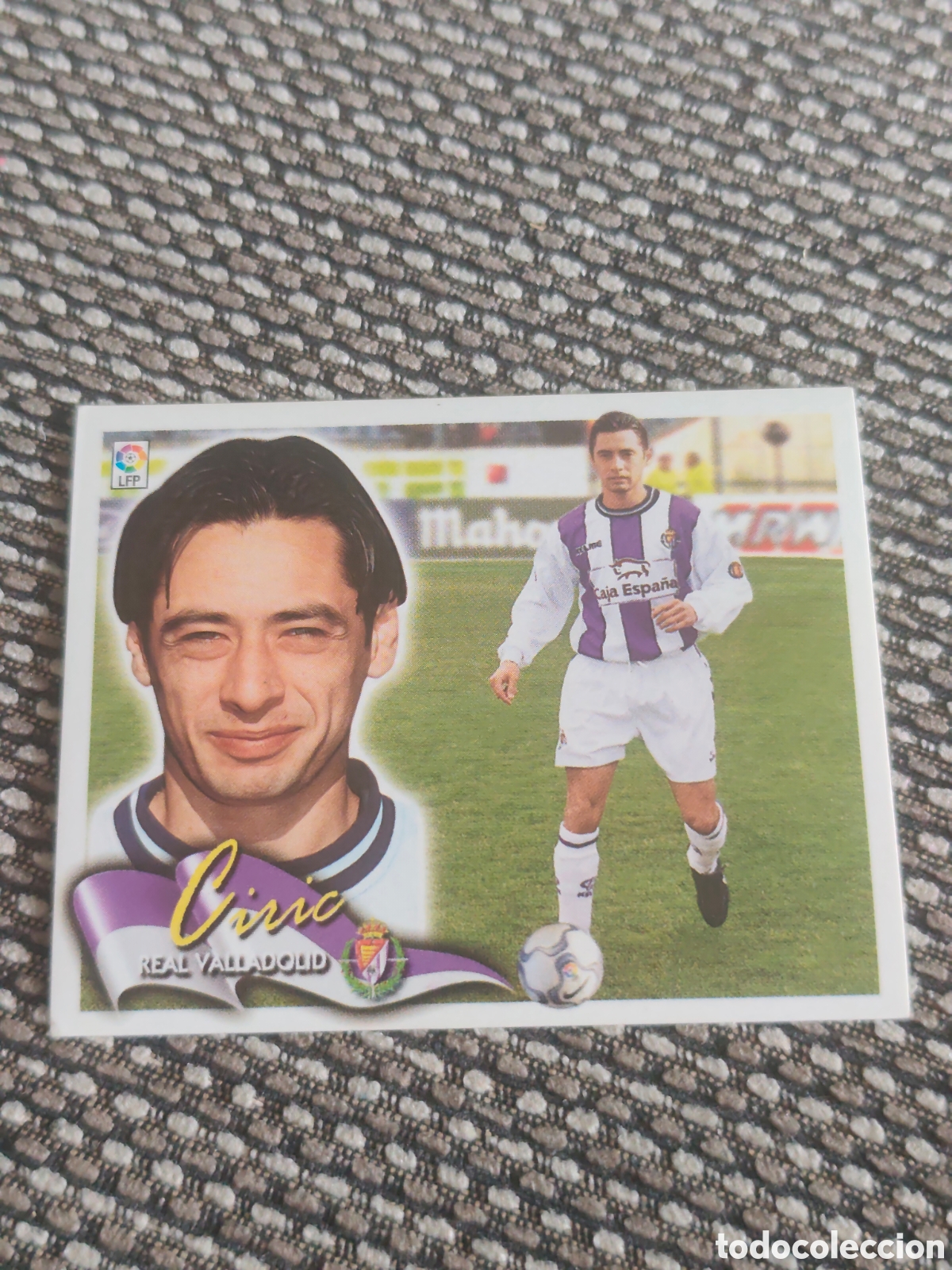 Football Stickers: COLOCA CIRIC REAL VALLADOLID EDICIONES ESTE 2000 2001