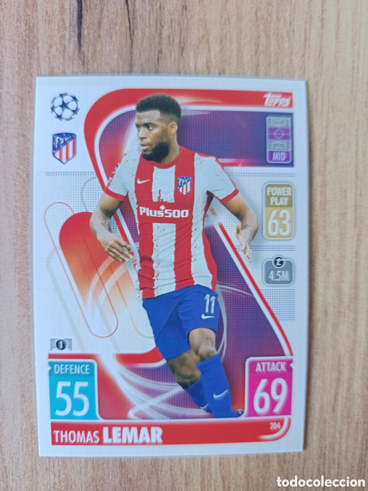 Cromos de f&uacute;tbol: 204 Lemar CHAMPIONS LEAGUE MATCH ATTAX TOPPS 2021-2022 21-22