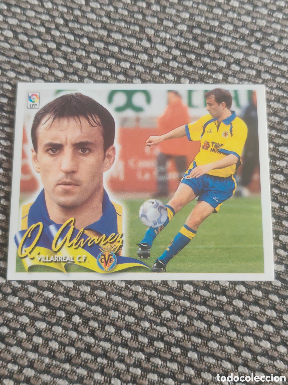 Football Stickers: COLOCA Q. &Aacute;LVAREZ VILLARREAL EDICIONES ESTE 2000 2001