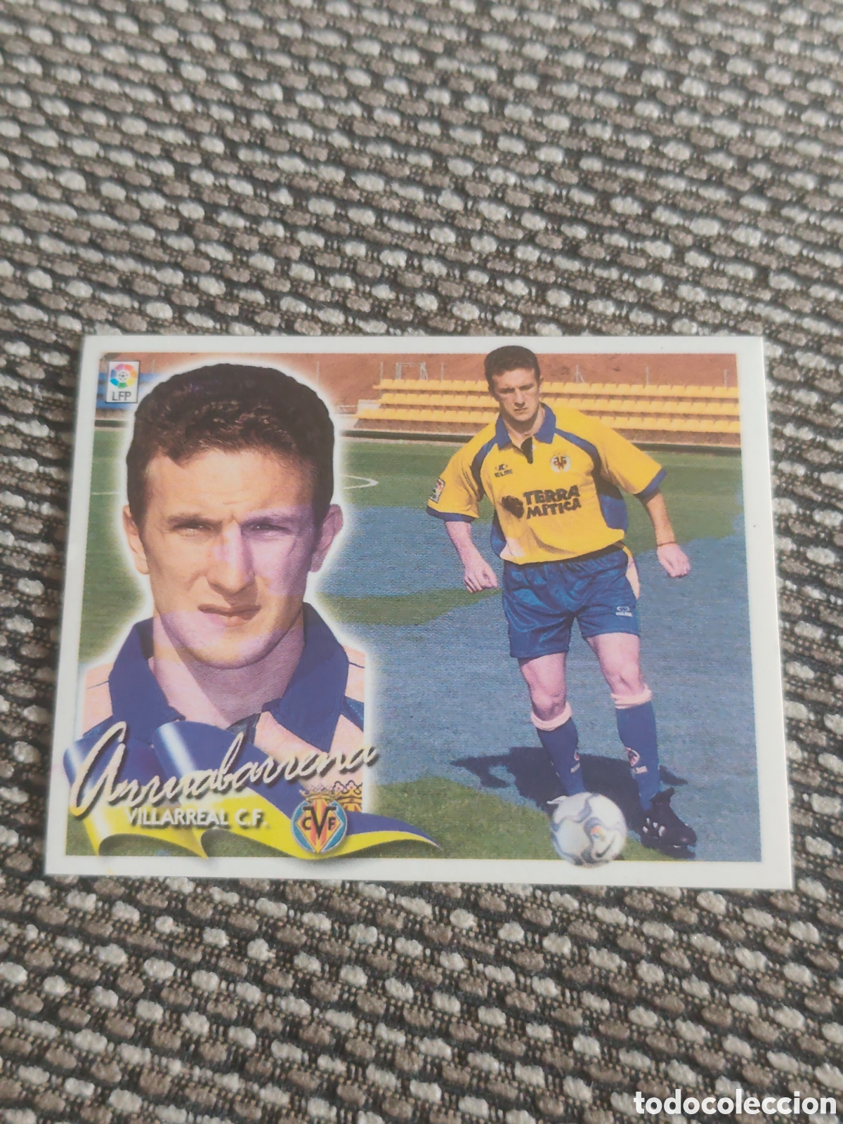 Fu&szlig;ball-Sticker: COLOCA ARRUABARRENA VILLARREAL EDICIONES ESTE 2000 2001