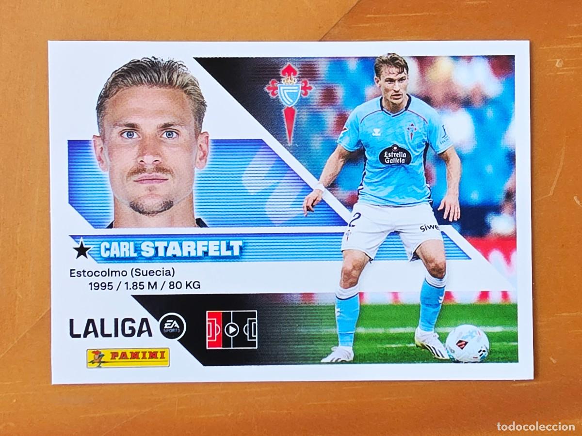 Cromos de Futebol: 8 Carl Starfelt, RC Celta de Vigo, Panini Ediciones Liga Este 2026 2027 26 27 sin pegar