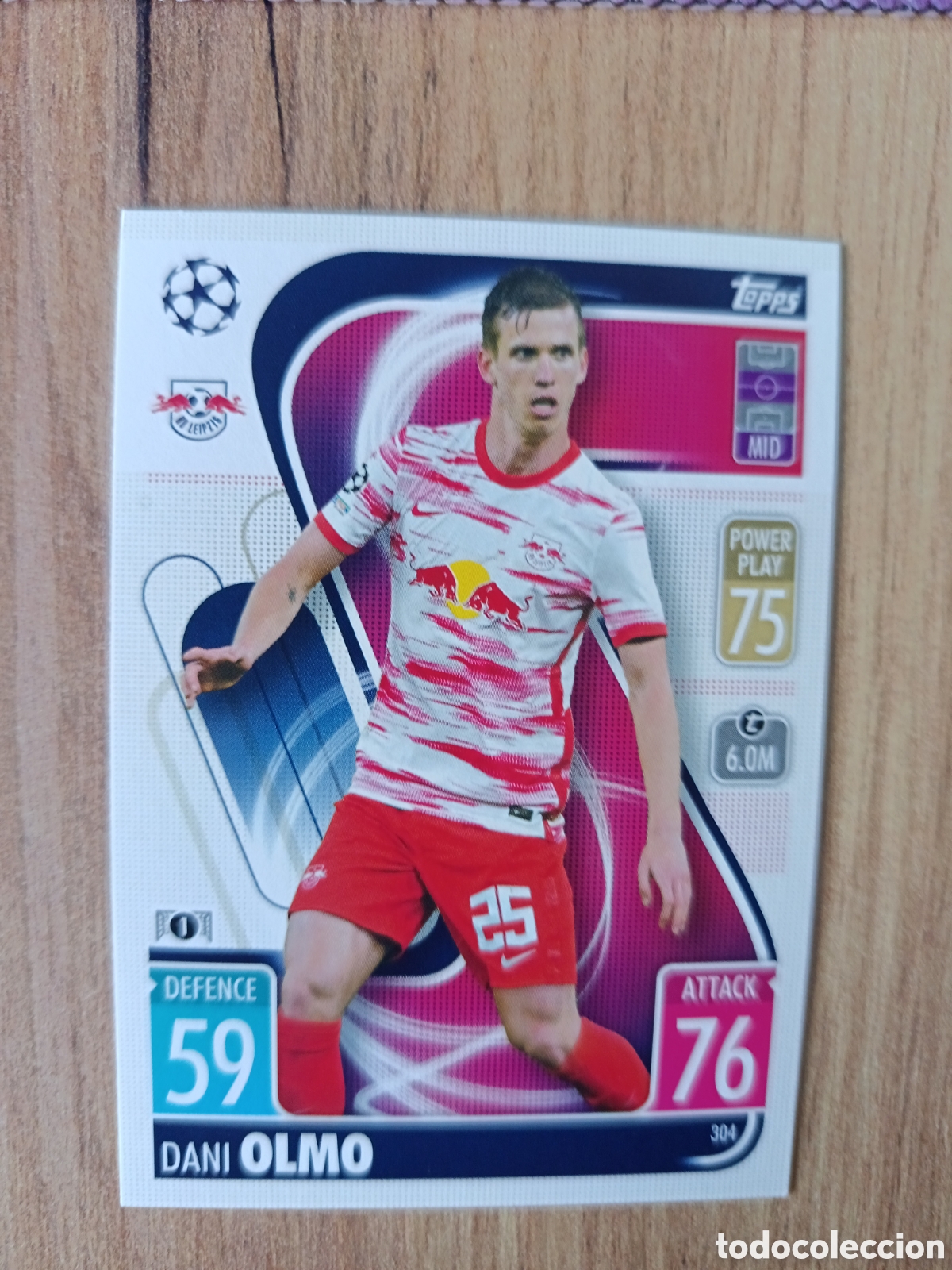 Cromos de Futebol: 304 Dani Olmo CHAMPIONS LEAGUE MATCH ATTAX TOPPS 2021-2022 21-22