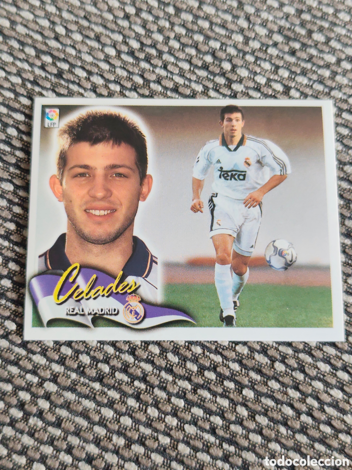 Cromos de Futebol: FICHAJE 2 CELADES REAL MADRID EDICIONES ESTE 2000 2001