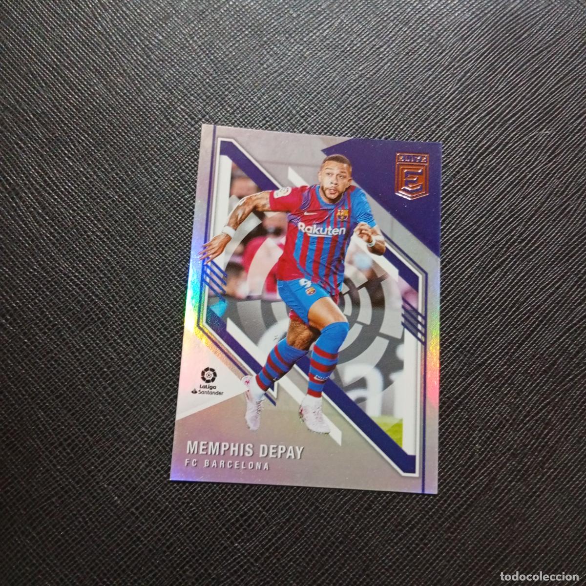 Cromos de f&uacute;tbol: 56 MEMPHIS DEPAY BARCELONA PANINI DONRUSS ELITE 2021 2022 CROMO FUTBOL 21 22 - (MD96/97-2) PG4