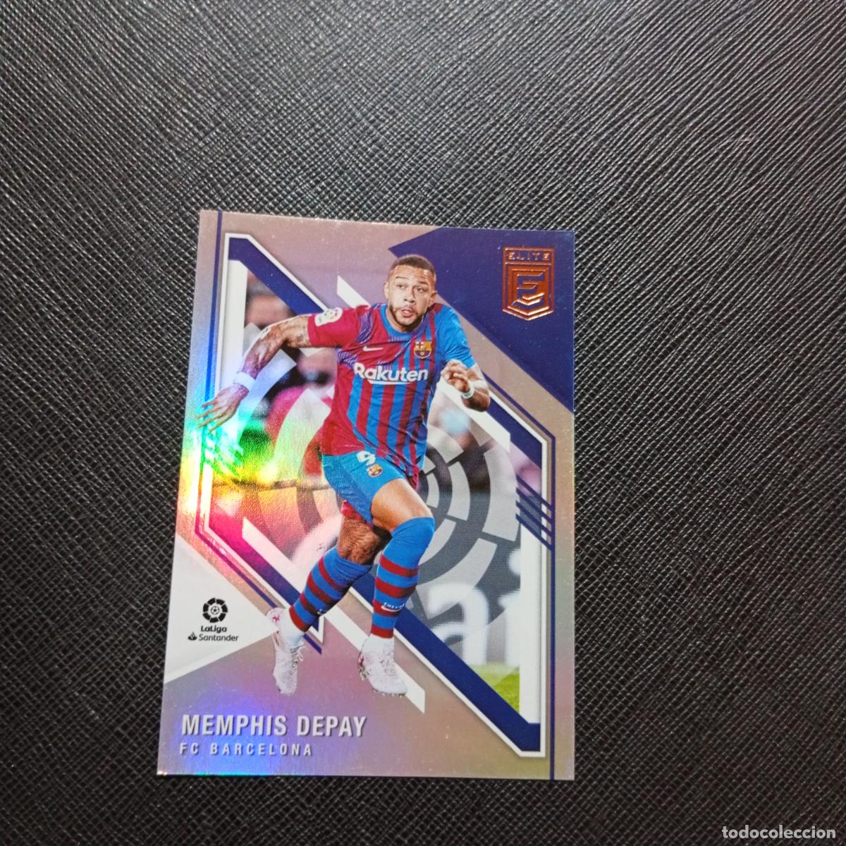 Cromos de f&uacute;tbol: 56 MEMPHIS DEPAY BARCELONA PANINI DONRUSS ELITE 2021 2022 CROMO FUTBOL 21 22 - (MD96/97-2) PG4 B