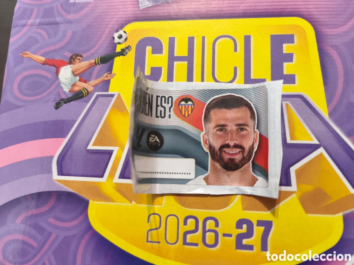 Cromos de f&uacute;tbol: Gaya &iquest;Qui&eacute;n es? Chicle liga este 26/27 Valencia