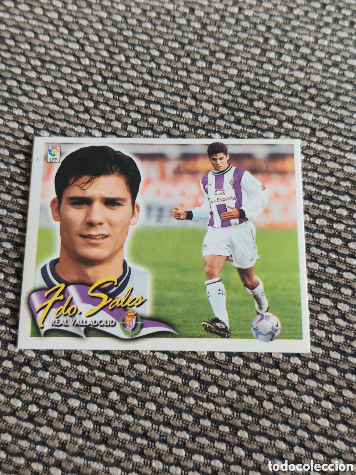 Football Stickers: FICHAJE 5 FDO. SALES REAL VALLADOLID EDICIONES ESTE 2000 2001