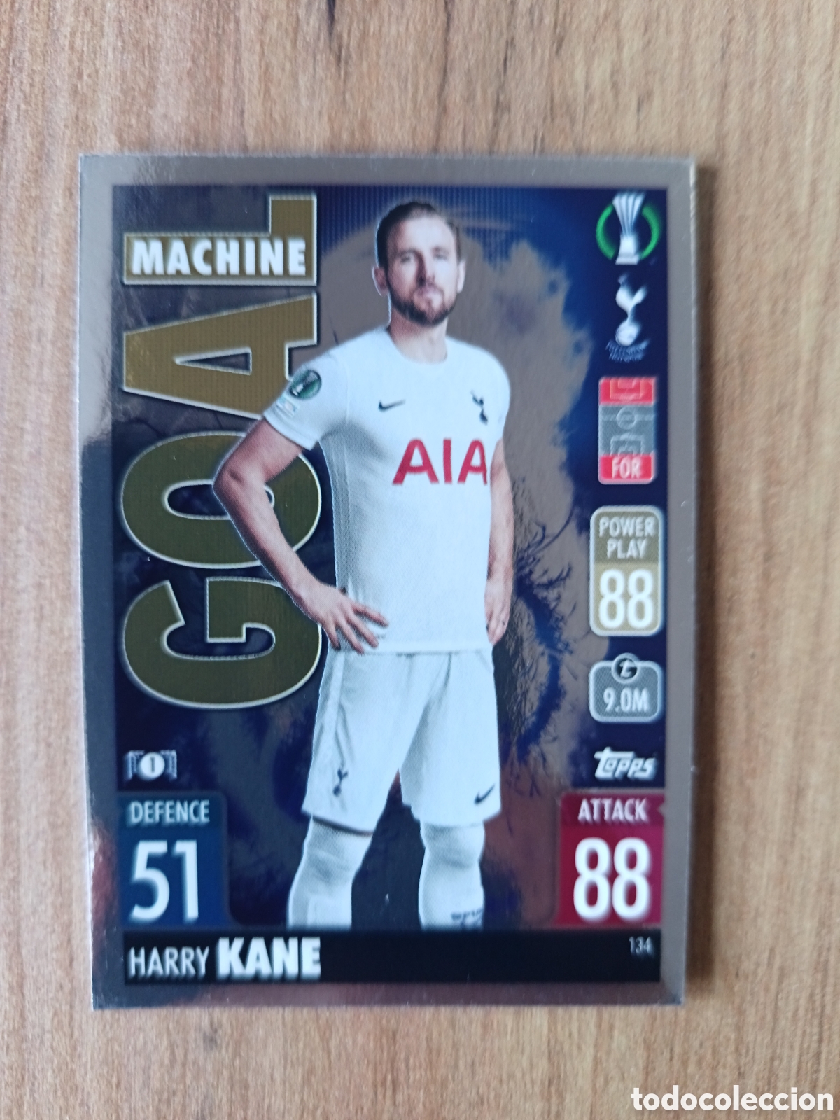 Cromos de f&uacute;tbol: 134 Kane CHAMPIONS LEAGUE MATCH ATTAX TOPPS 2021-2022 21-22