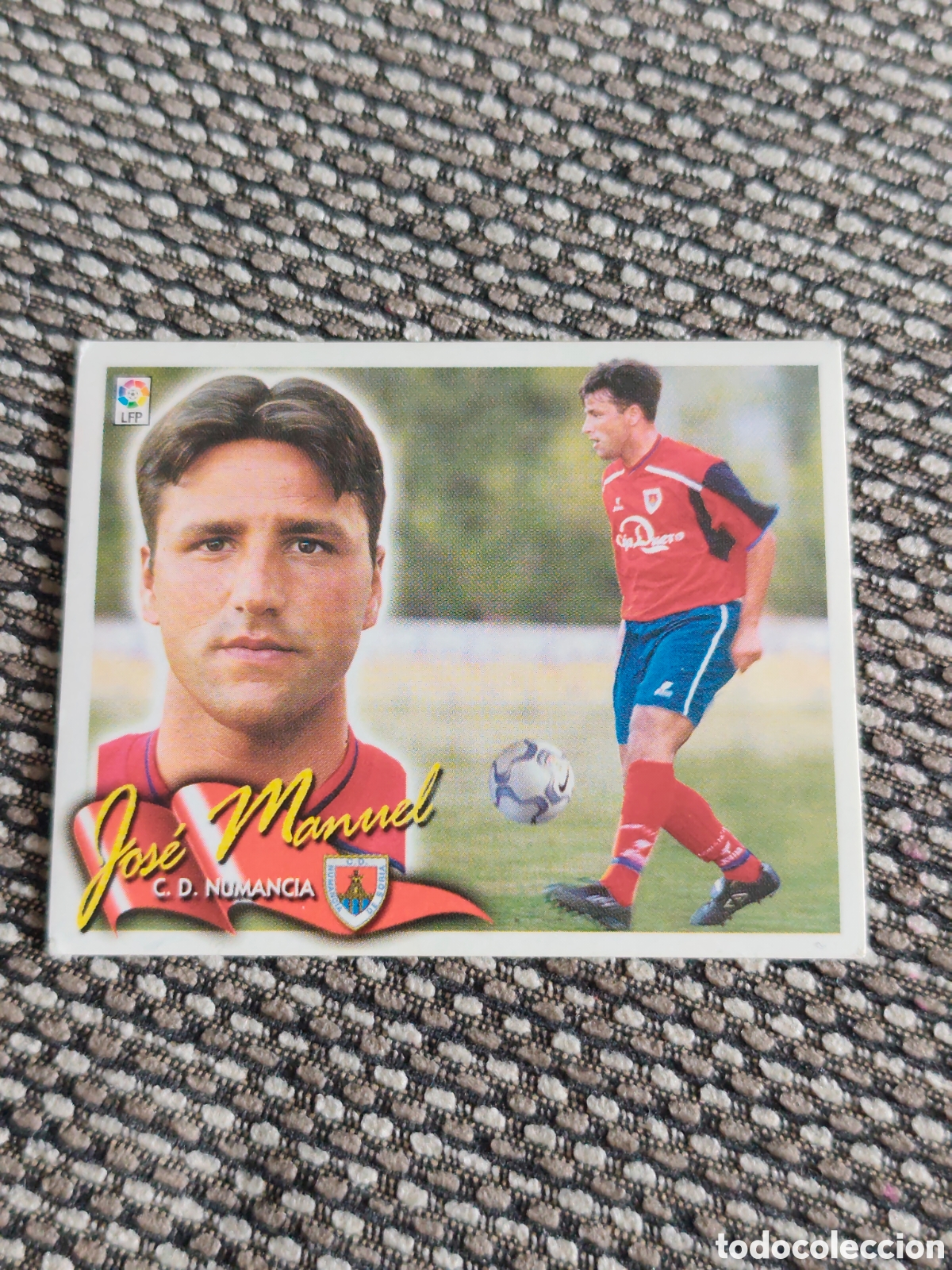 Cromos de f&uacute;tbol: FICHAJE 32 JOS&Eacute; MANUEL NUMANCIA EDICIONES ESTE 2000 2001