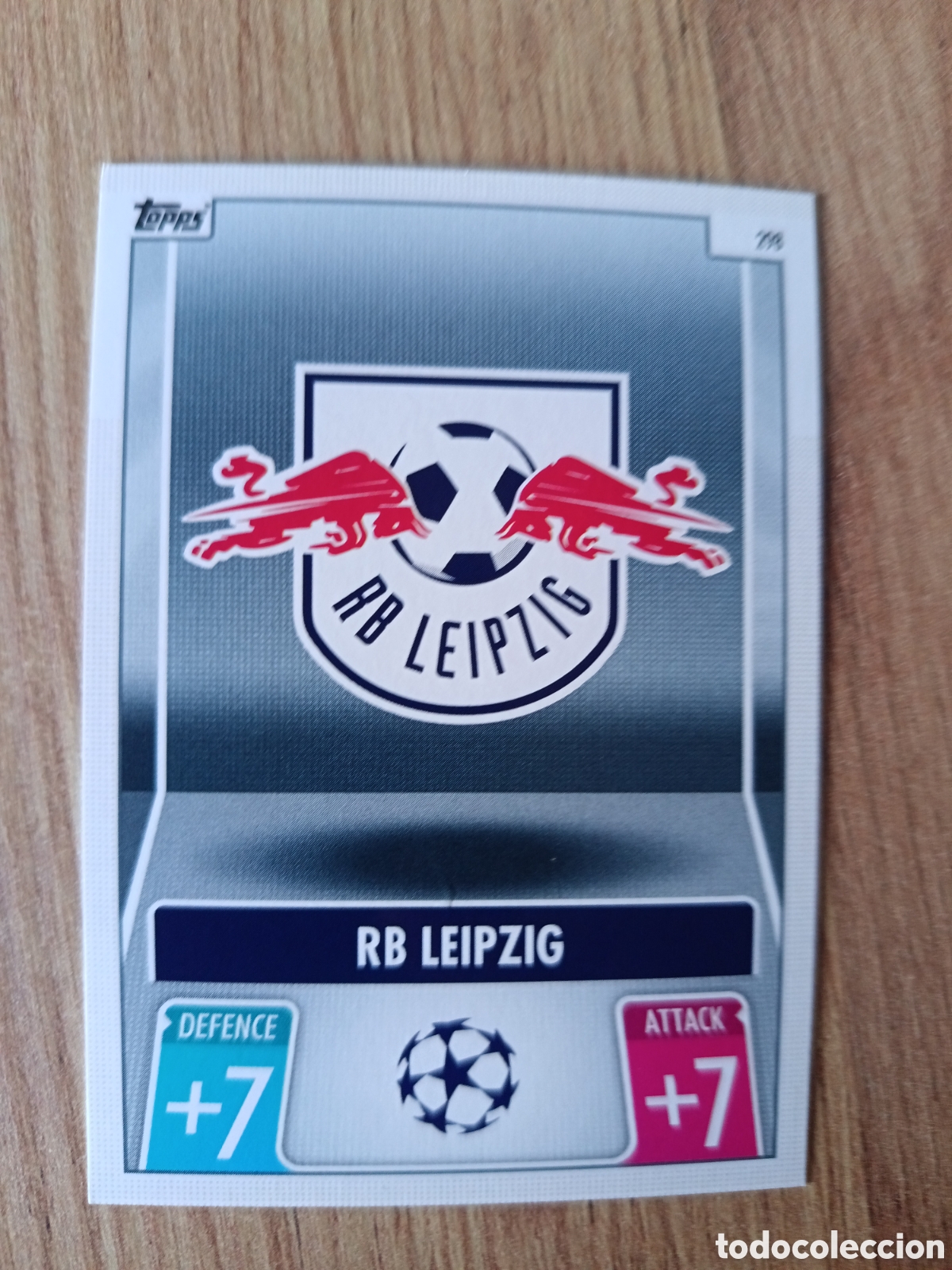 Football Stickers: 298 Escud&oacute; Rb Lepzig CHAMPIONS LEAGUE MATCH ATTAX TOPPS 2021-2022 21-22