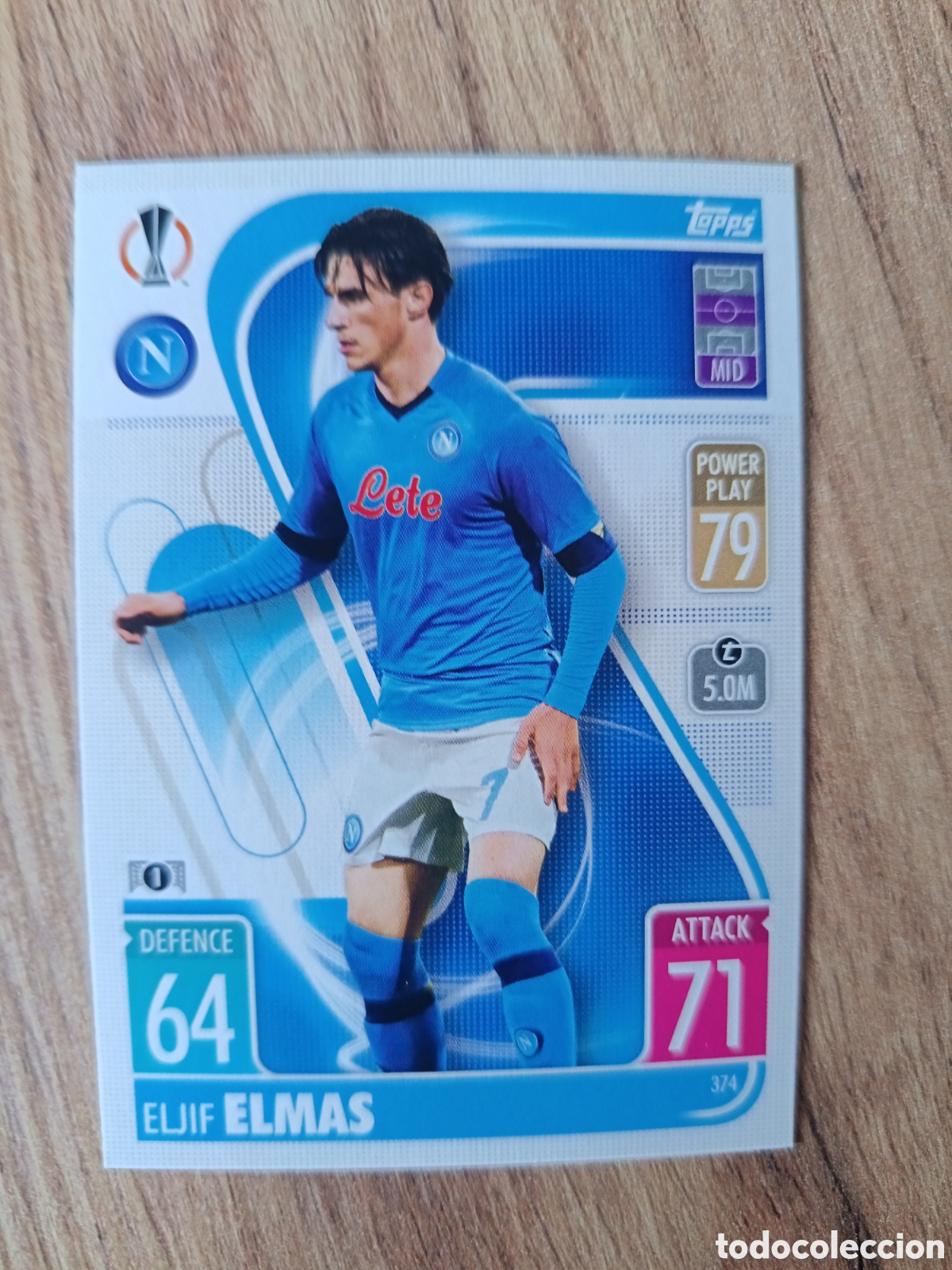 Football Stickers: 374 Elmas CHAMPIONS LEAGUE MATCH ATTAX TOPPS 2021-2022 21-22
