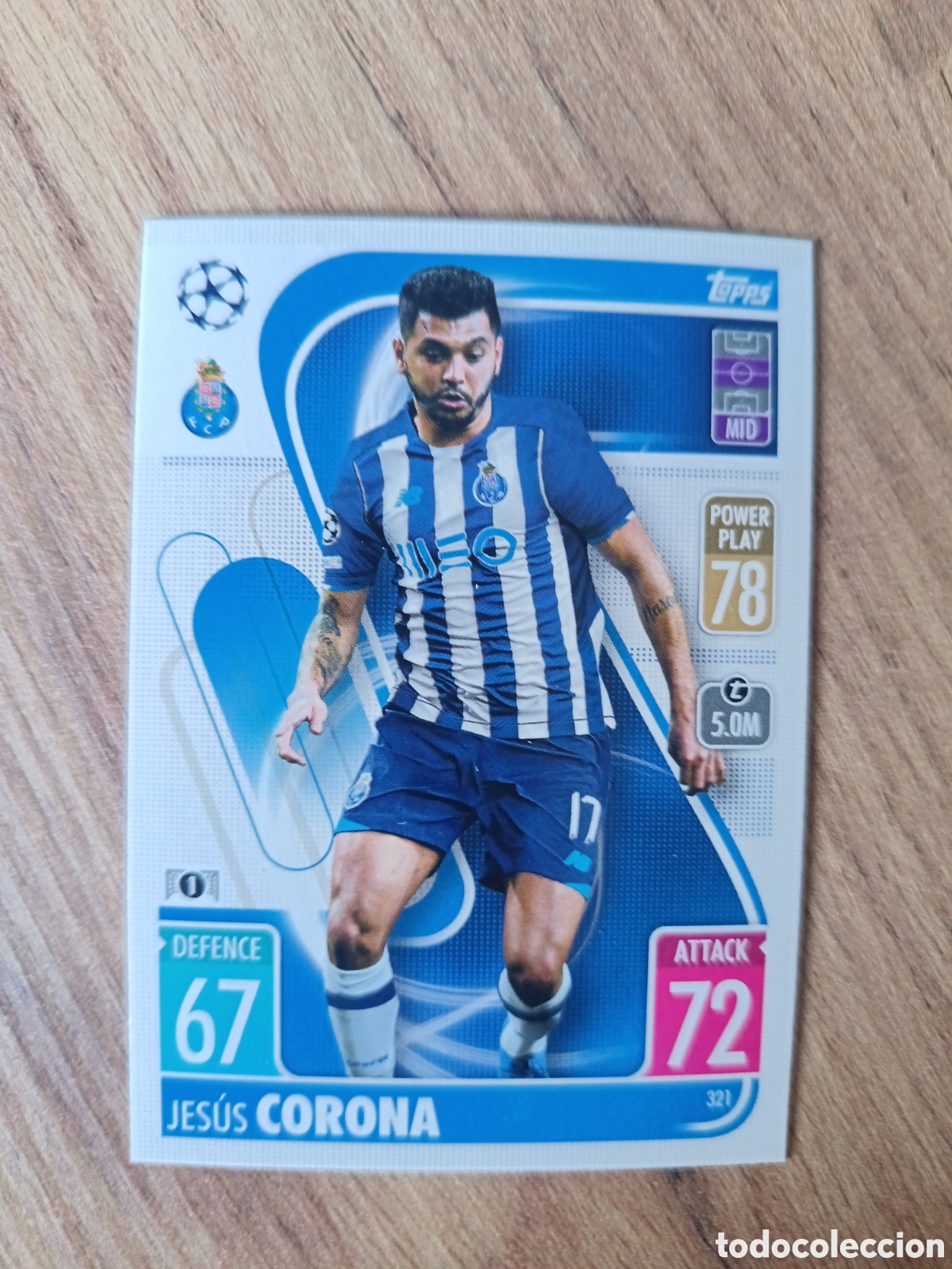 Cromos de f&uacute;tbol: 321 Corona CHAMPIONS LEAGUE MATCH ATTAX TOPPS 2021-2022 21-22