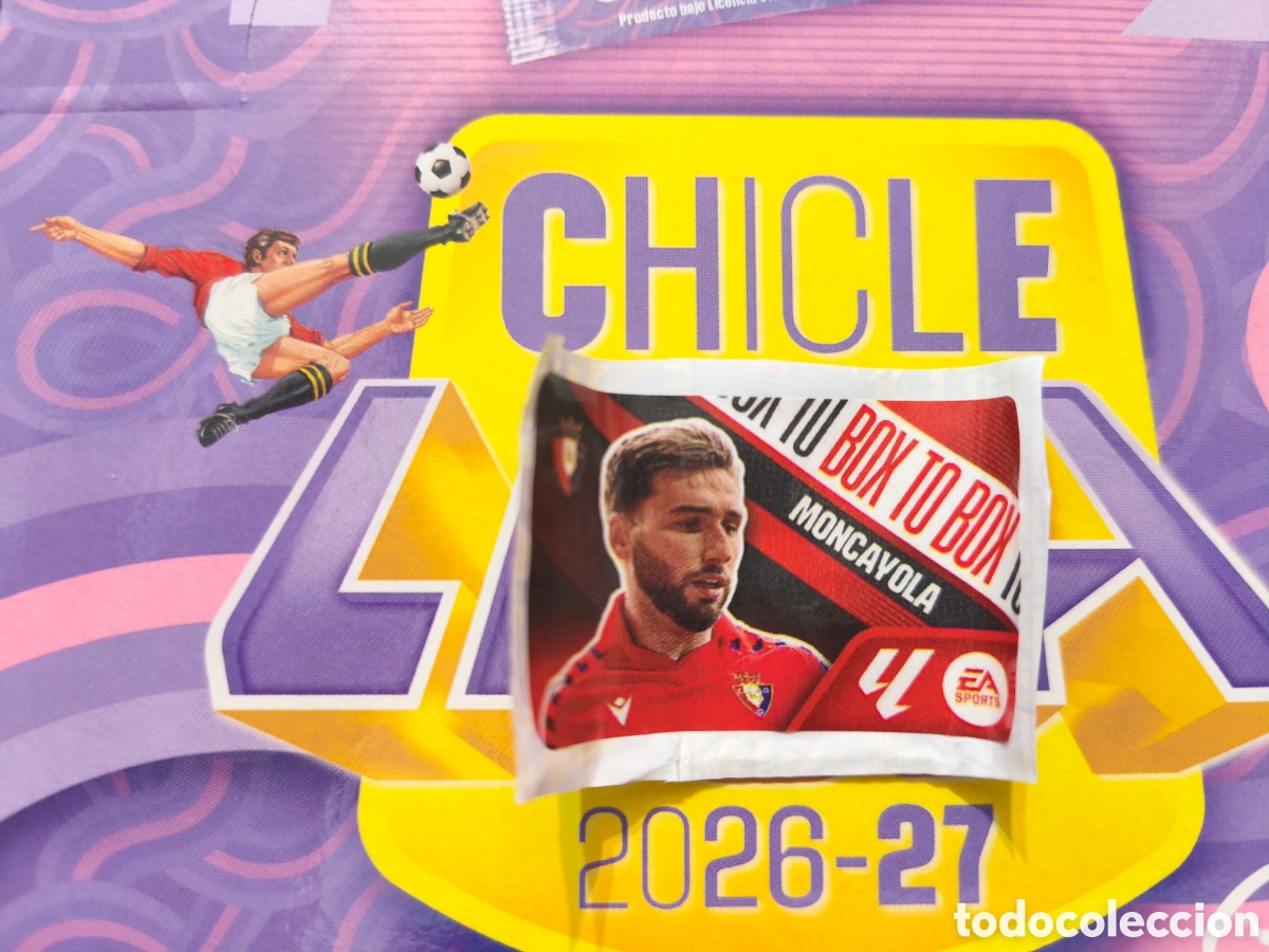 Cromos de Futebol: Moncayola BOX TO BOX Chicle liga este 26/27 Osasuna