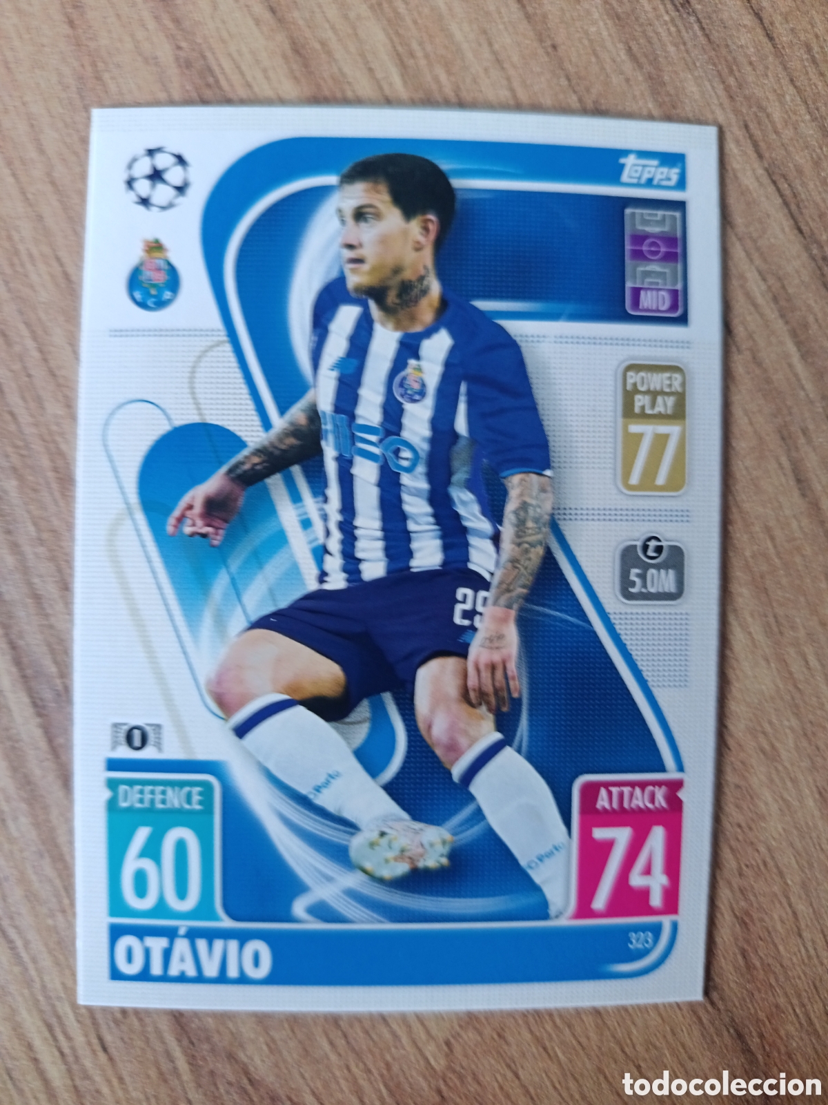 Football Stickers: 323 Otav&iacute;o CHAMPIONS LEAGUE MATCH ATTAX TOPPS 2021-2022 21-22