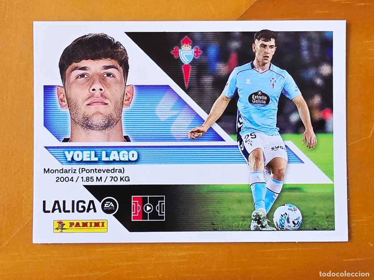 Cromos de f&uacute;tbol: 9B Yoel Lago, RC Celta de Vigo, Panini Ediciones Liga Este 2026 2027 26 27 sin pegar