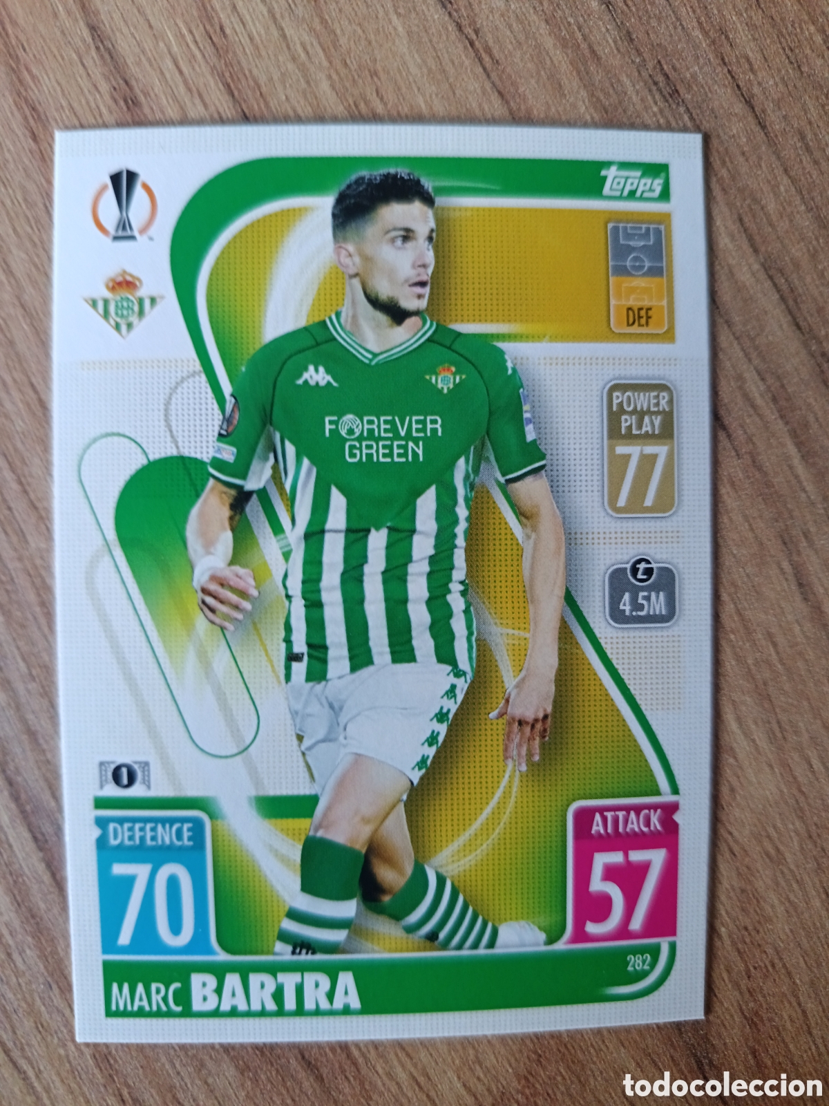 Cromos de f&uacute;tbol: 282 Bertra CHAMPIONS LEAGUE MATCH ATTAX TOPPS 2021-2022 21-22