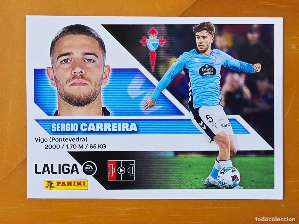 Cromos de f&uacute;tbol: 10 Sergio Carreira, RC Celta de Vigo, Panini Ediciones Liga Este 2026 2027 26 27 sin pegar