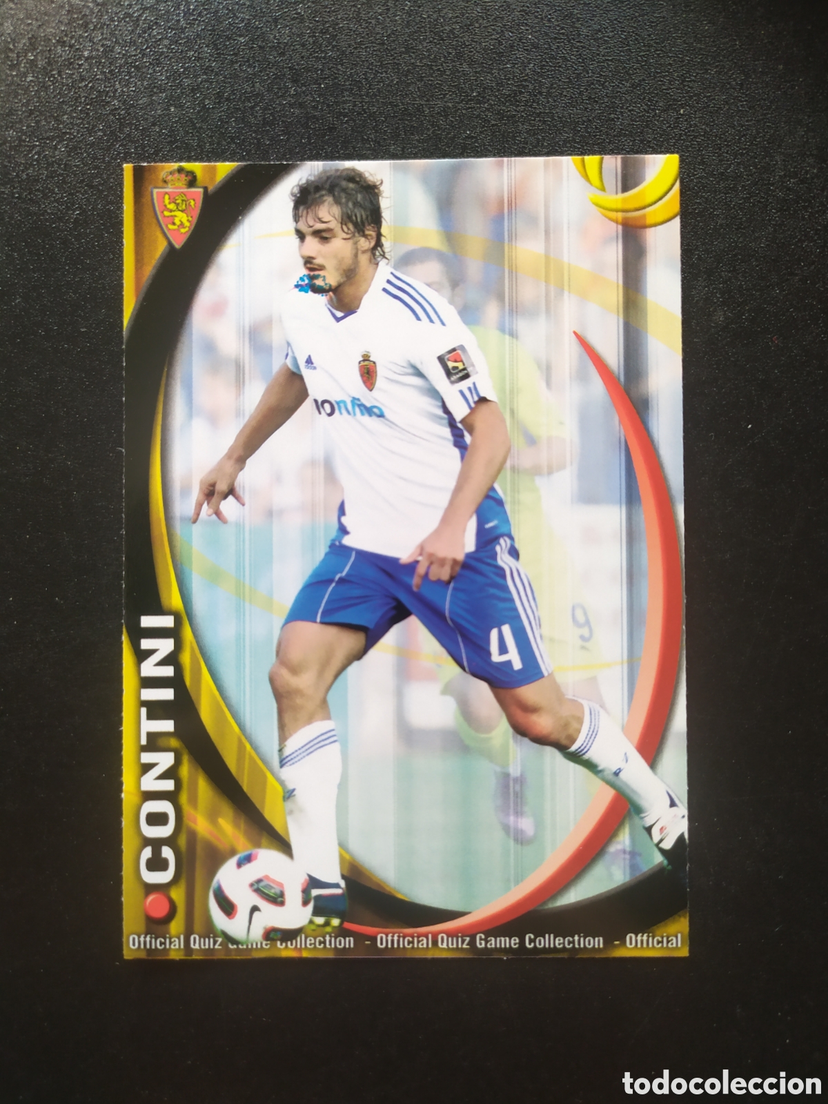 Football Stickers: Mundicromo fichas liga 2010 2011 10 11 Contini n&deg; 359 Real Zaragoza