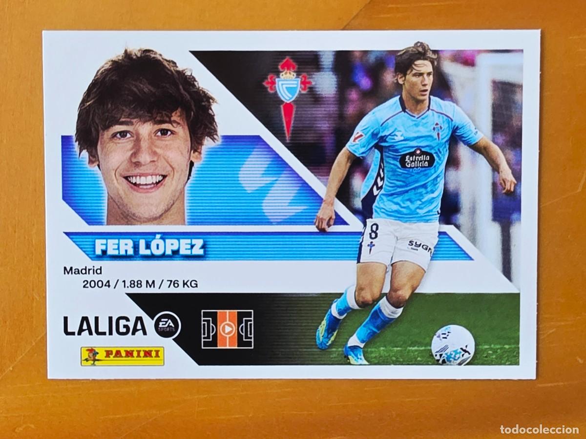 Football Stickers: 15 Fer L&oacute;pez, RC Celta de Vigo, Panini Ediciones Liga Este 2026 2027 26 27 sin pegar