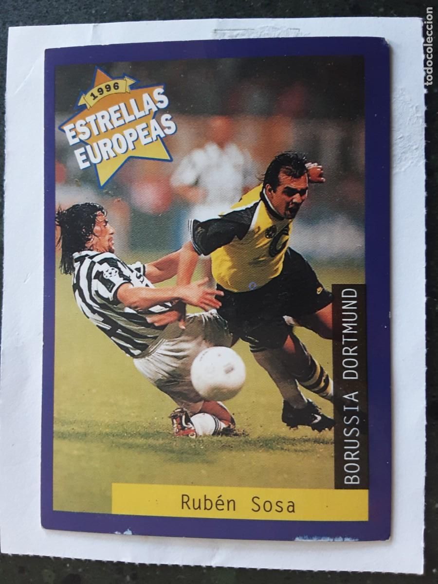Football Stickers: ESTRELLAS EUROPEAS 1996 PANINI, RUBEN SOSA, BORUSSIA DORTMUND