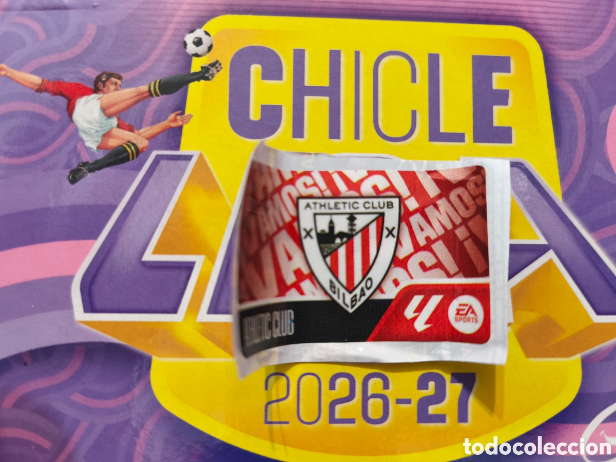 Football Stickers: Escudo Athletic Club Chicle liga este 26/27