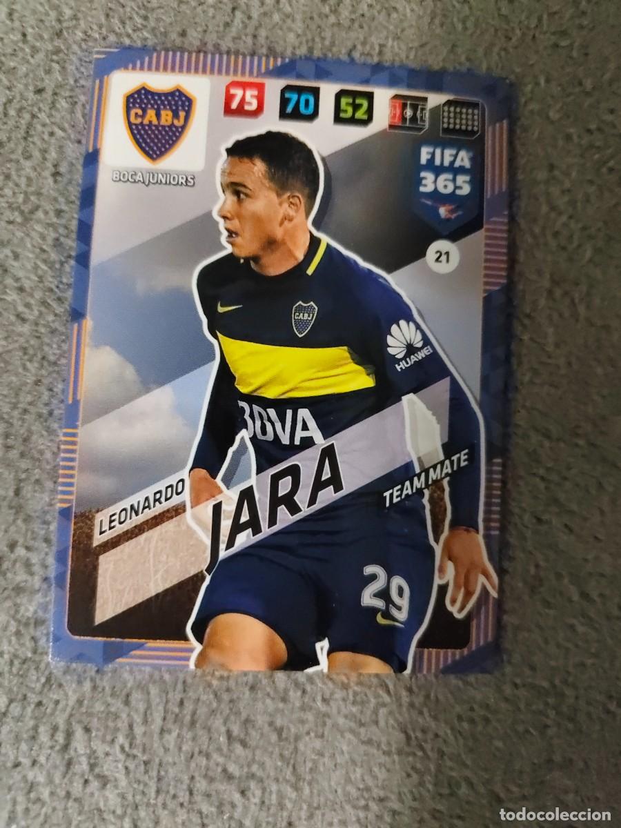 Cromos de f&uacute;tbol: 365 ADRENALYN XL 2018 21 LEONARDO JARA BOCA JUNIORS TEAM MATE FIFA PANINI 17 2017 18 AXL AAP