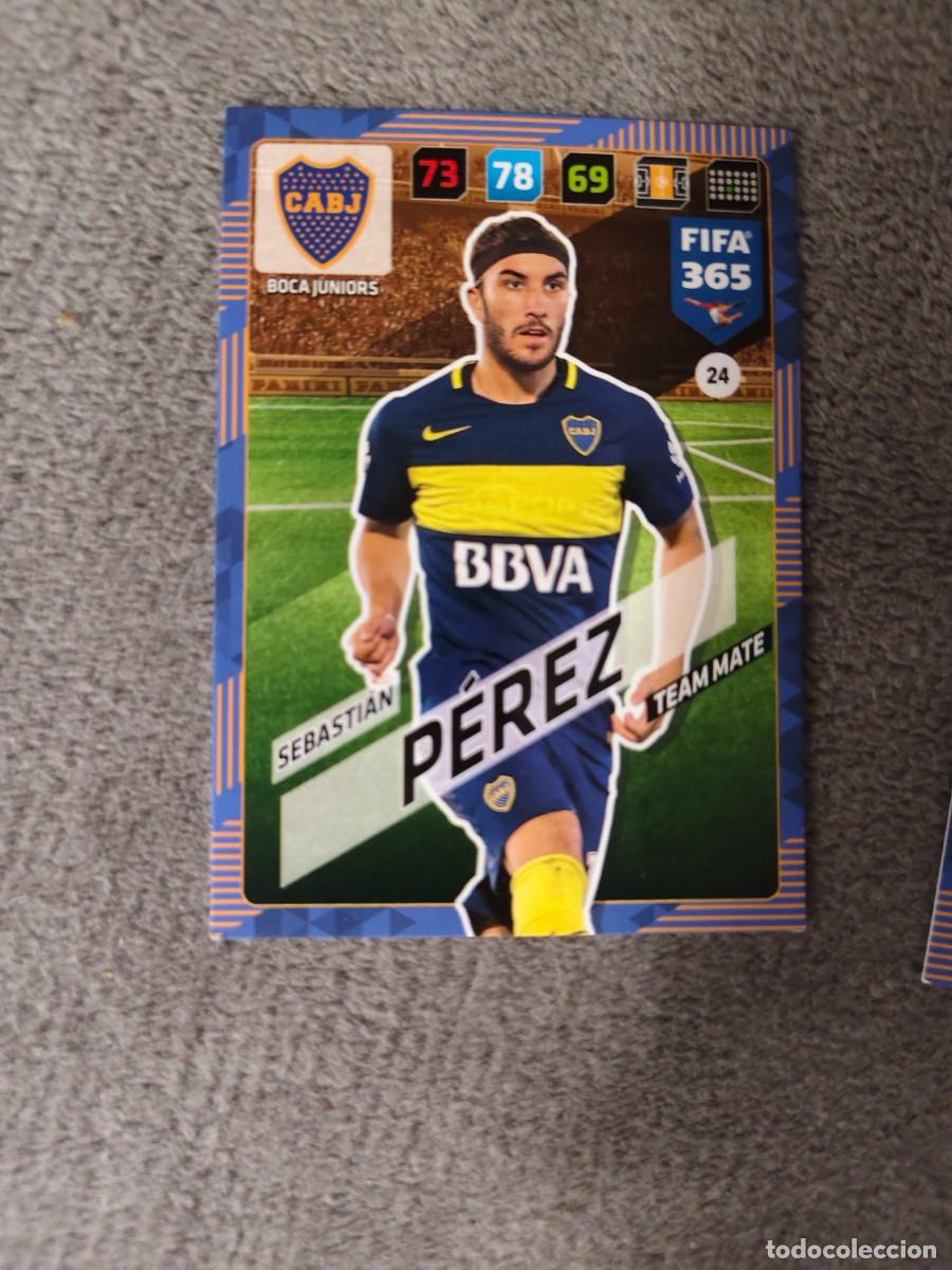 Cartes &agrave; collectionner de Football: 365 ADRENALYN XL 2018 24 SEBASTI&Aacute;N P&Eacute;REZ BOCA JUNIORS TEAM MATE FIFA PANINI 17 2017 18 AXL AAP